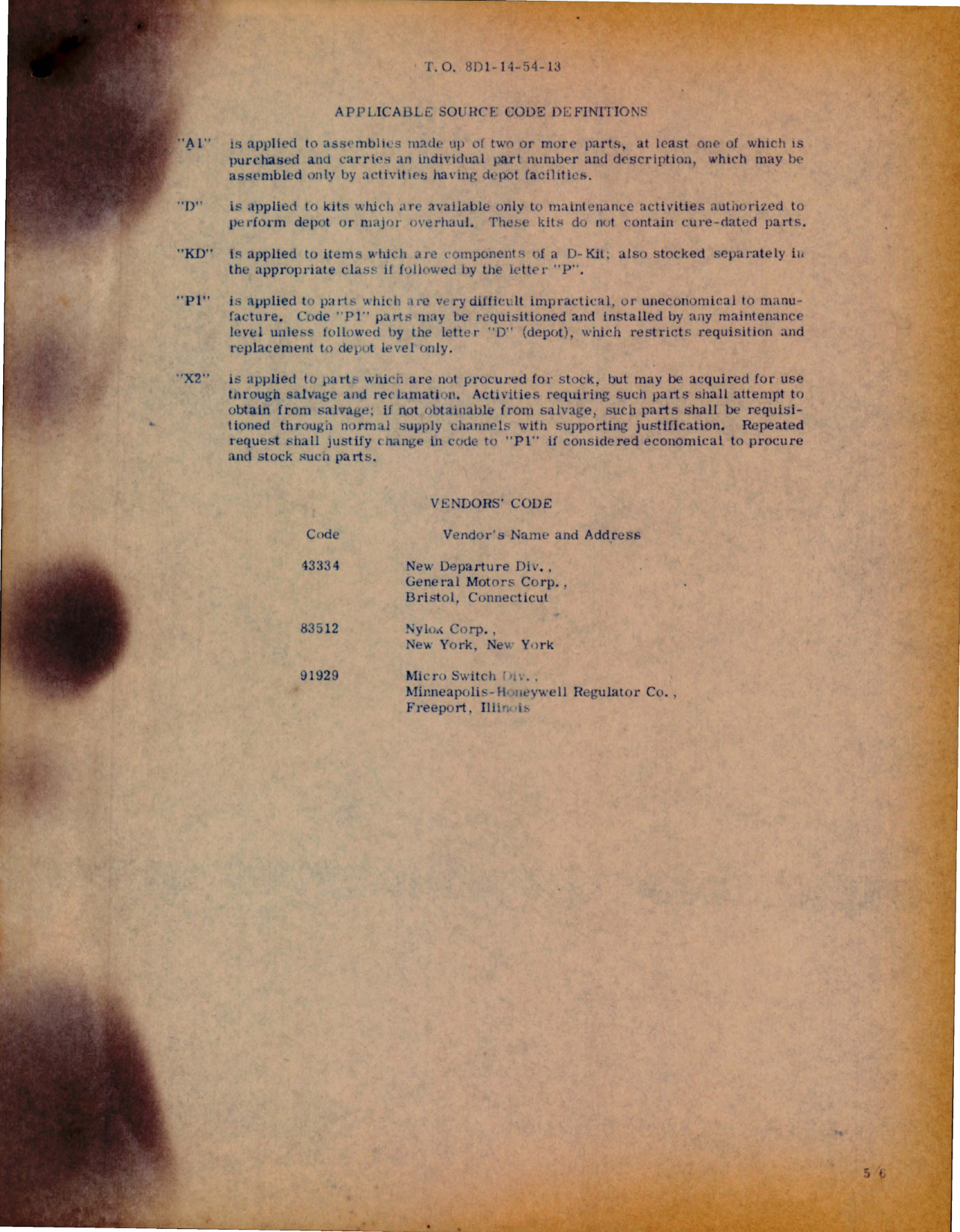 Sample page 5 from AirCorps Library document: Overhaul with Parts Breakdown for Series Motor Actuator Assembly - Part WA9043F 