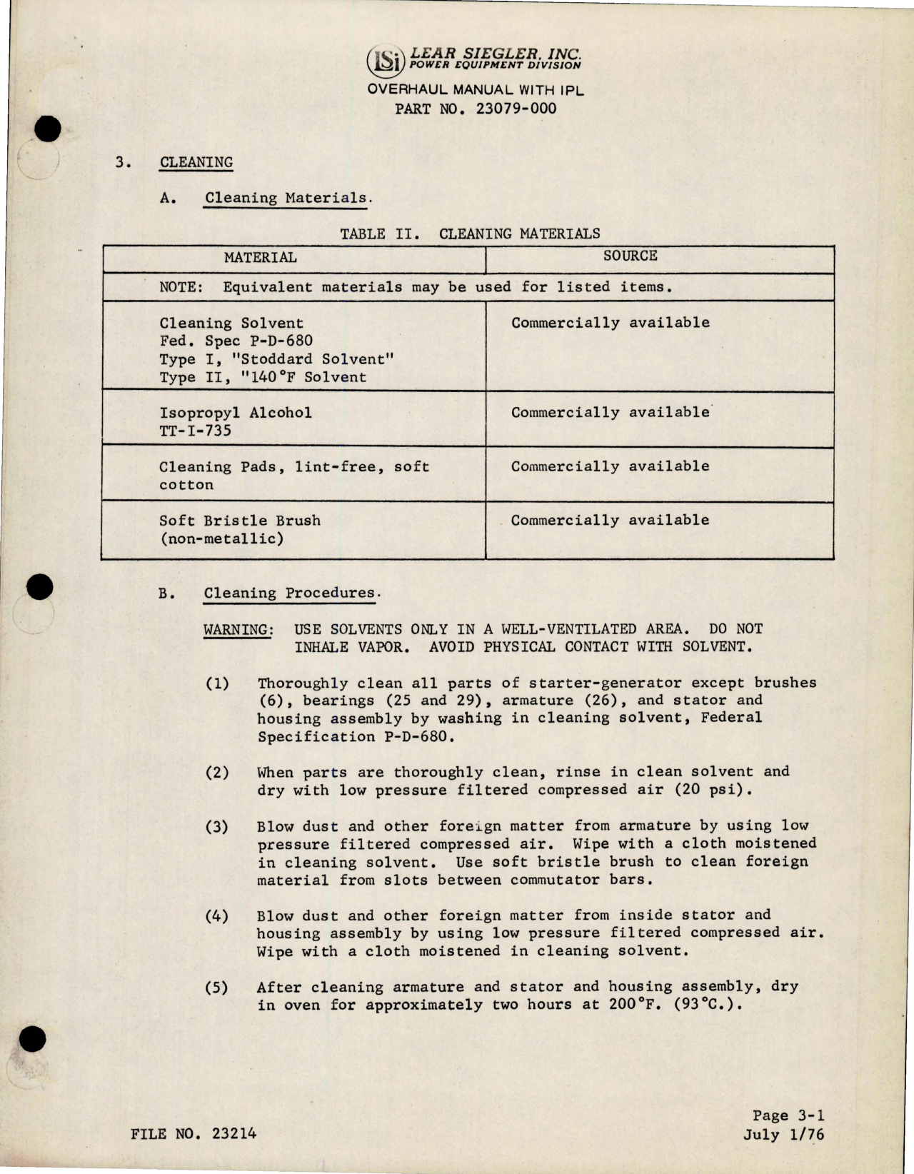 Sample page 9 from AirCorps Library document: Overhaul with Illustrated Parts List for Starter Generator - Model 23079-000 