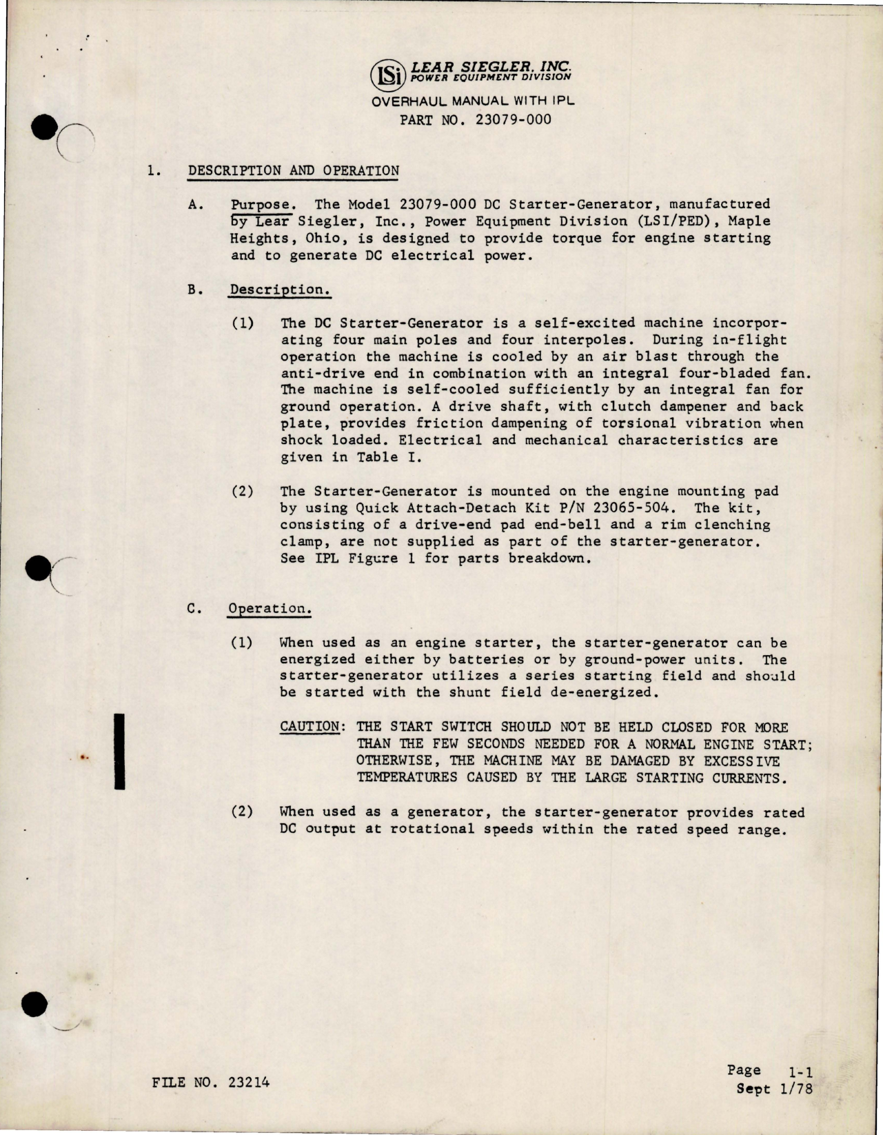 Sample page 7 from AirCorps Library document: Overhaul w Illustrated Parts List for Starter Generator 