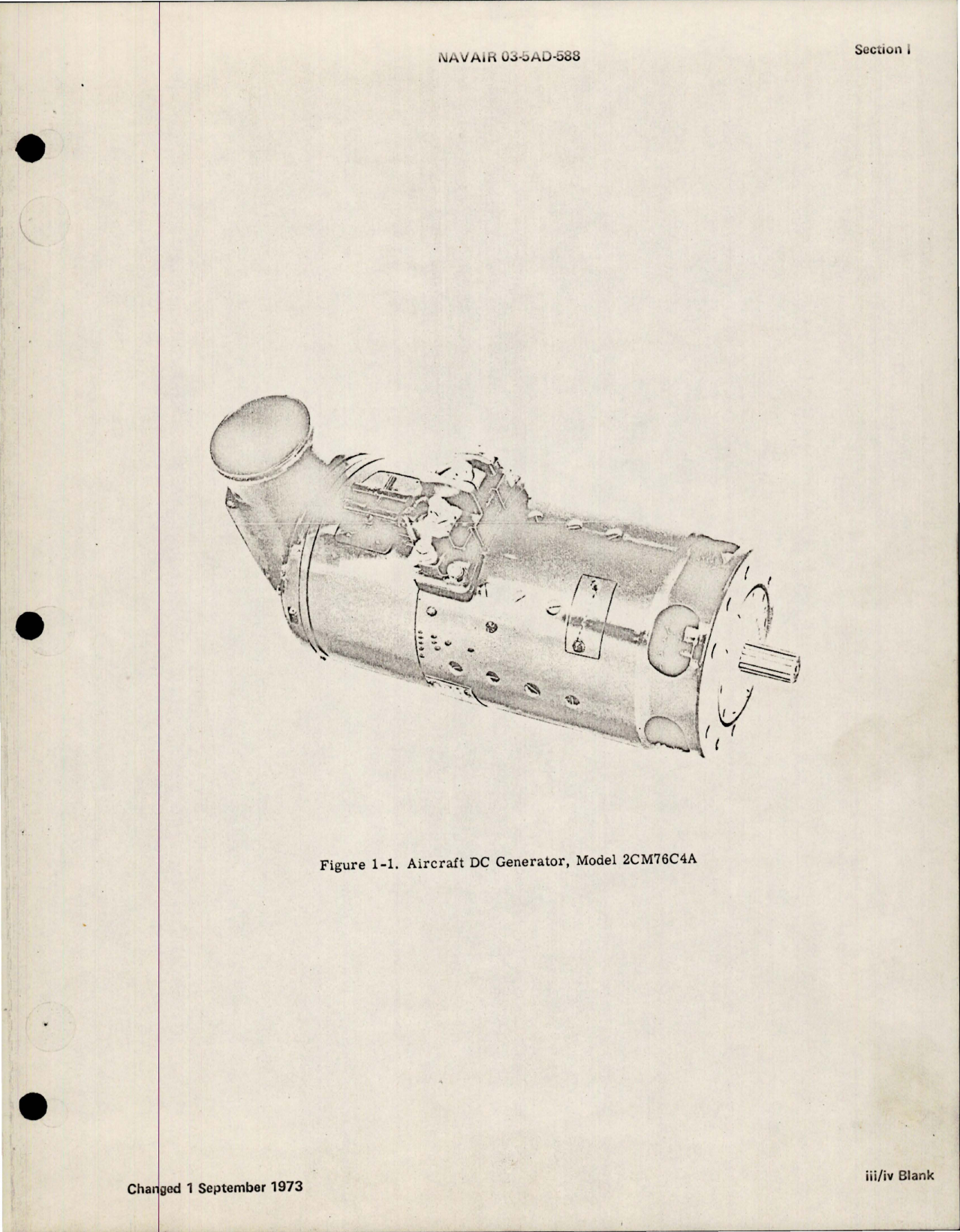 Sample page 5 from AirCorps Library document: Service and Overhaul Instructions for DC Generator - Models: 2CM76C4, 2CM76C4A, 2CM76E4, 2CM76E4C, and 2CM76E5