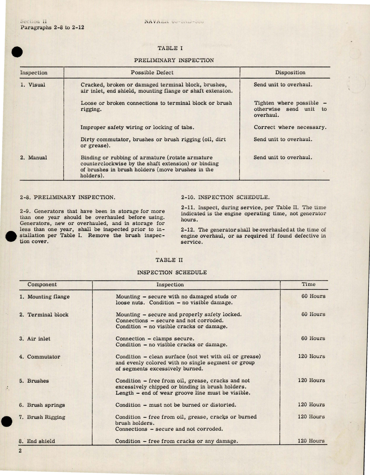 Sample page 7 from AirCorps Library document: Service and Overhaul Instructions for DC Generator - Models: 2CM76C4, 2CM76C4A, 2CM76E4, 2CM76E4C, and 2CM76E5