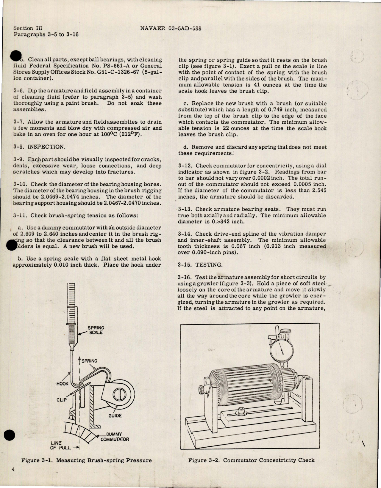 Sample page 9 from AirCorps Library document: Service and Overhaul Instructions for DC Generator - Models: 2CM76C4, 2CM76C4A, 2CM76E4, 2CM76E4C, and 2CM76E5