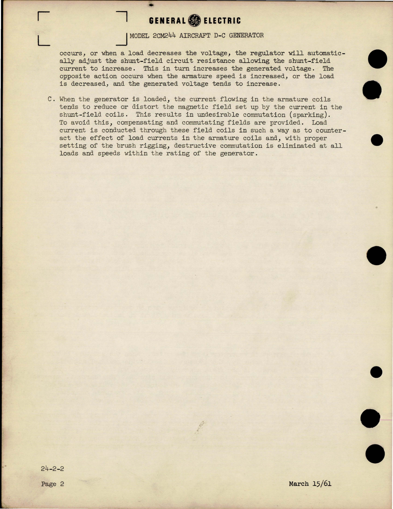 Sample page 8 from AirCorps Library document: Operating, Service, and Overhaul Instructions with Parts for Direct Current Generators 