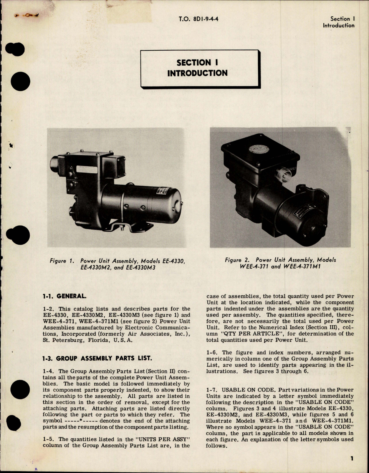 Sample page 5 from AirCorps Library document: Illustrated Parts Breakdown for Power Unit Assembly 