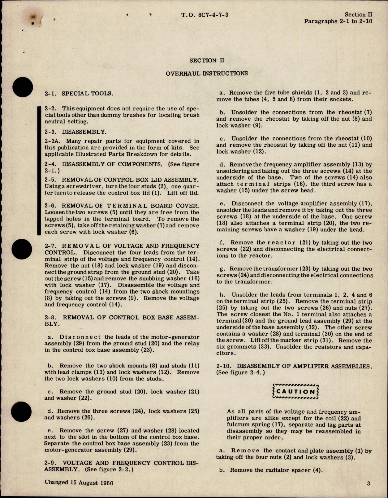 Sample page 7 from AirCorps Library document: Overhaul Instructions for Inverter AN 3514-1 - Parts SE-6-1, SE-6-1A, SE-6-2 and SE-6-2A 