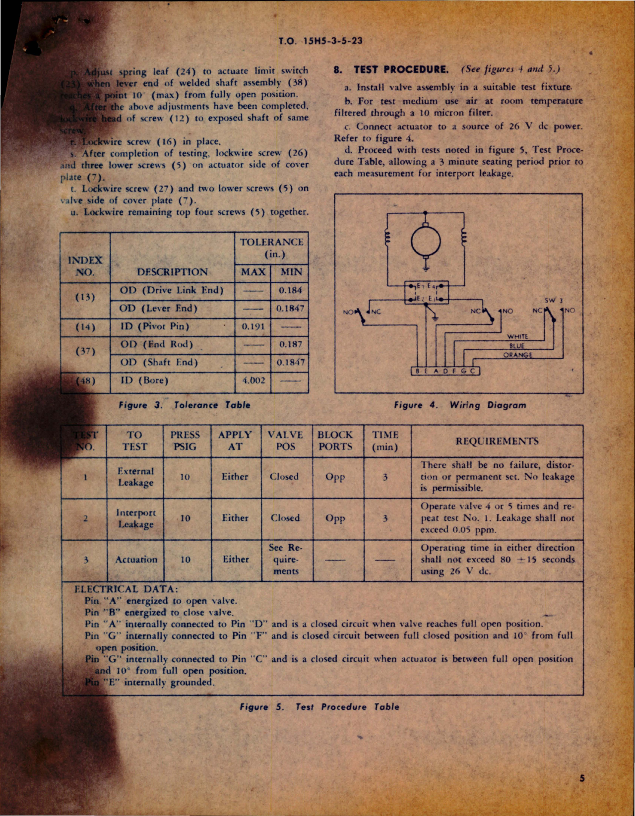 Sample page 5 from AirCorps Library document: Overhaul with Parts for Motor Actuated Butterfly Shut-Off Valve Assembly - Part WB009-4 