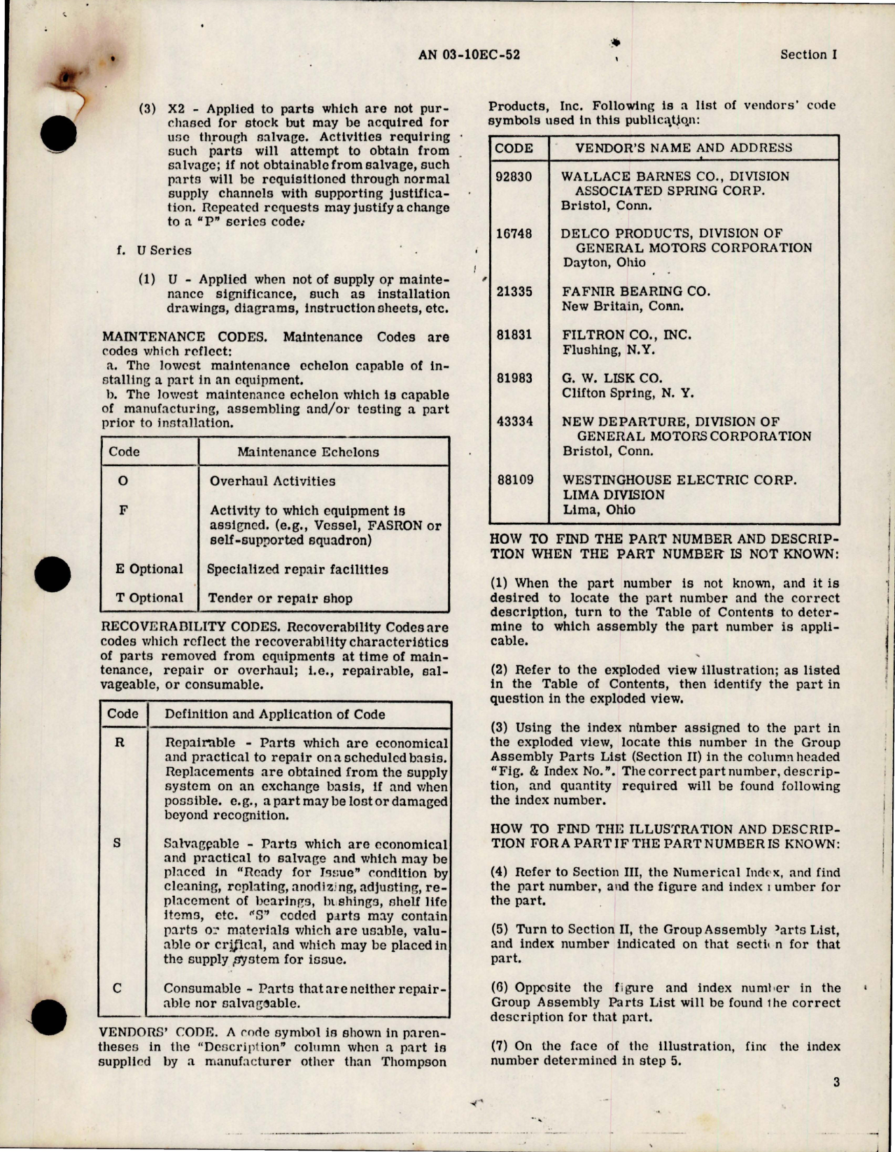 Sample page 5 from AirCorps Library document: Illustrated Parts Breakdown for Submerged Fuel Booster Pumps 