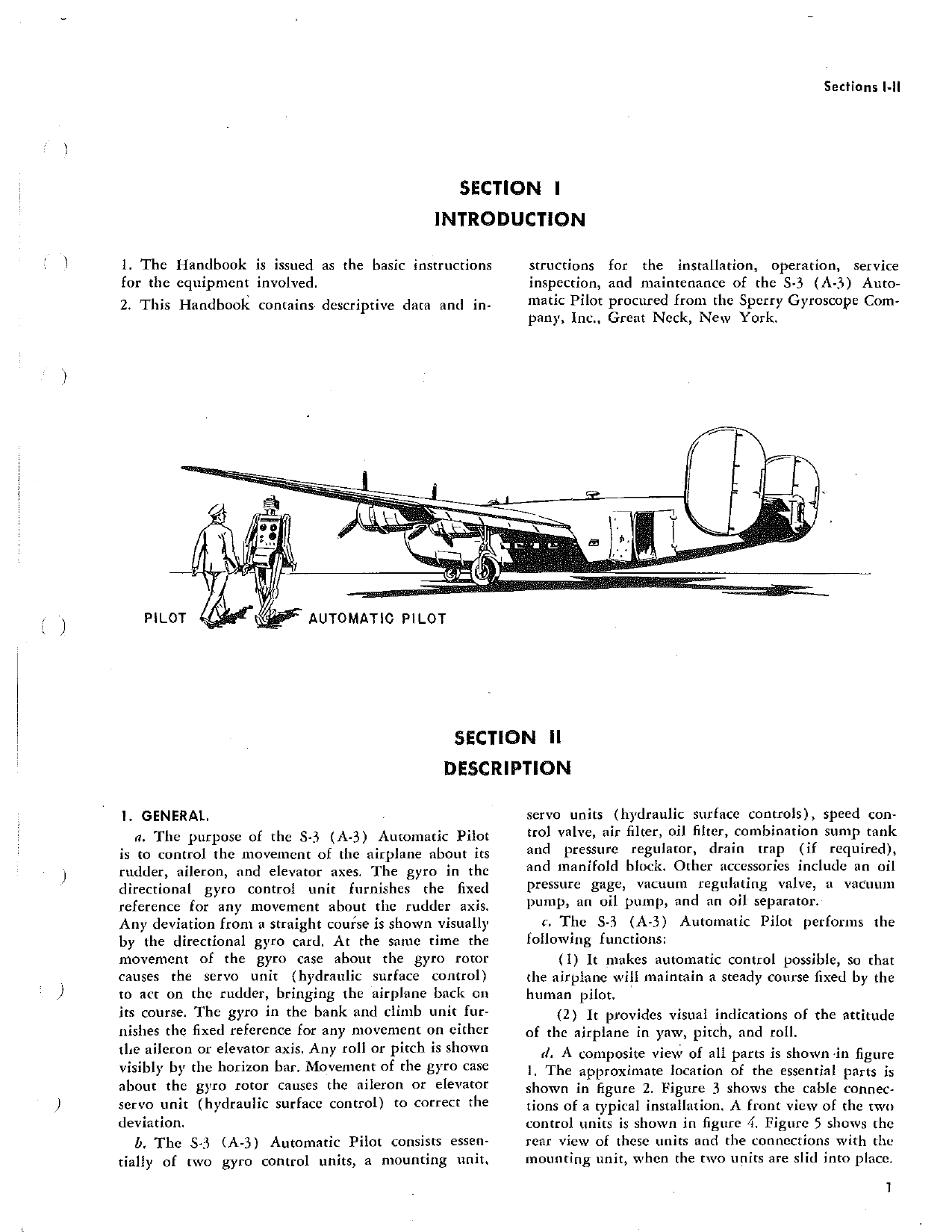 Sample page 6 from AirCorps Library document: Sperry Automatic Pilot Instruction for S-3 and A-3
