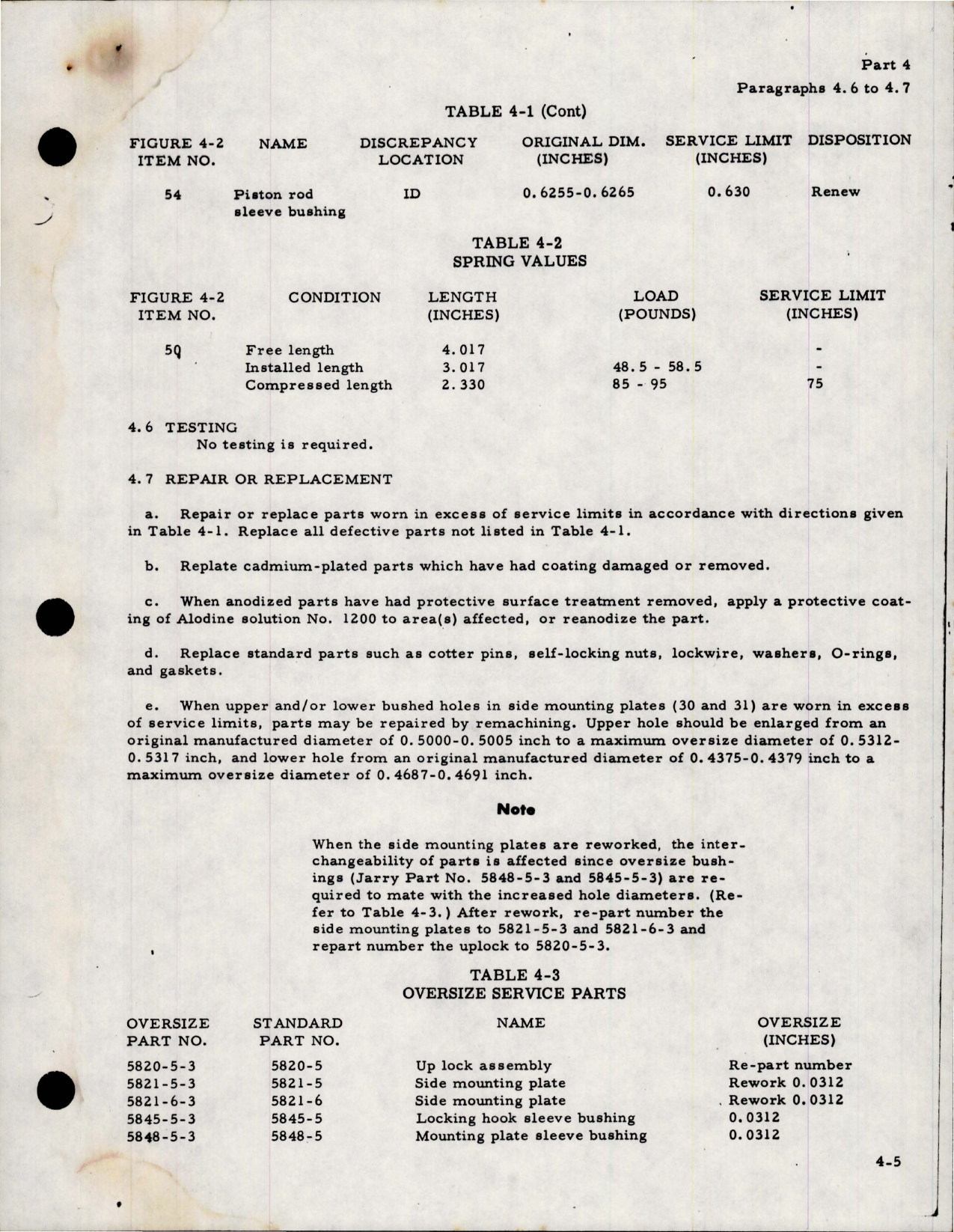 Sample page 5 from AirCorps Library document: Main Landing Gear Up Lock Assembly