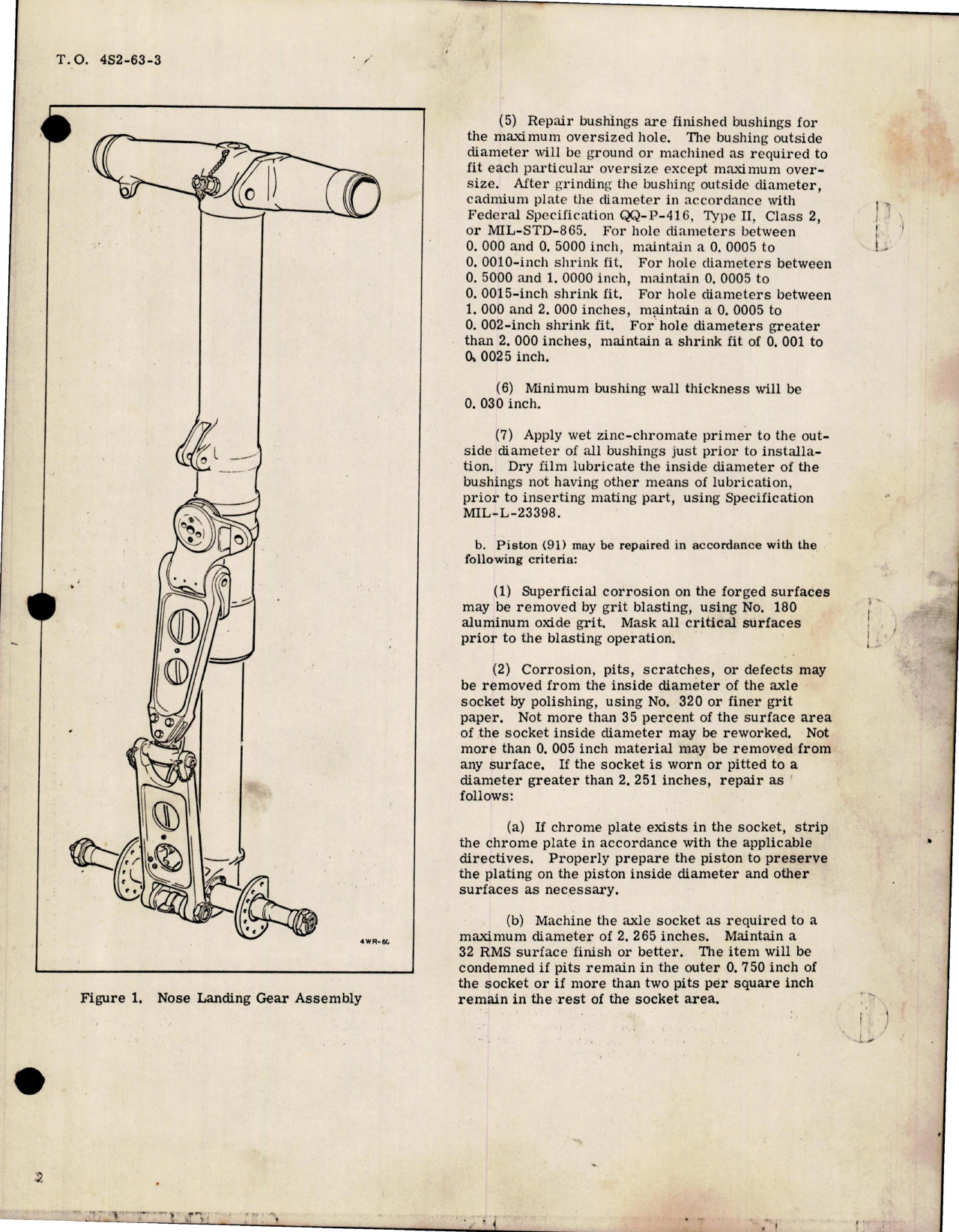 Sample page 5 from AirCorps Library document: Overhaul Instructions with Parts for Nose Landing Gear Assembly - Part 5100 Series 