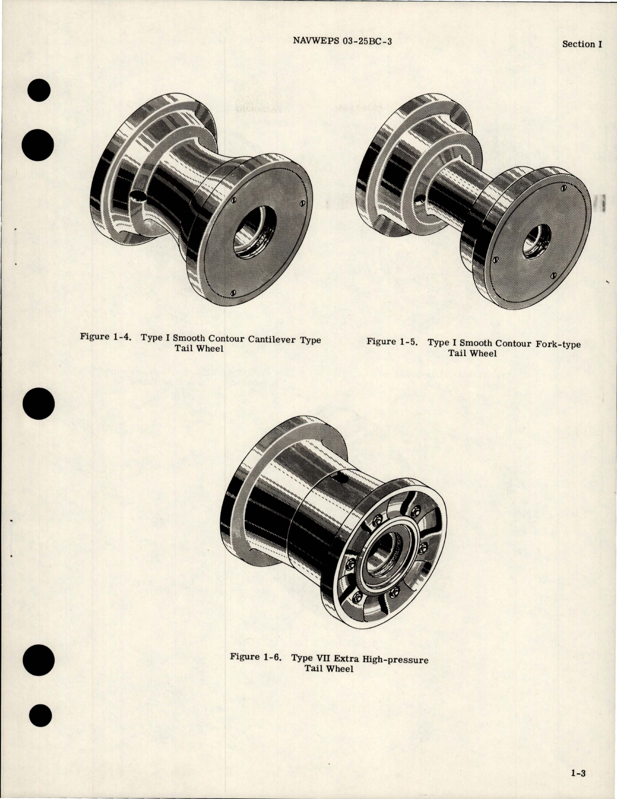 Sample page 7 from AirCorps Library document: Overhaul Instructions for Nose, Tail and Auxiliary Wheels 