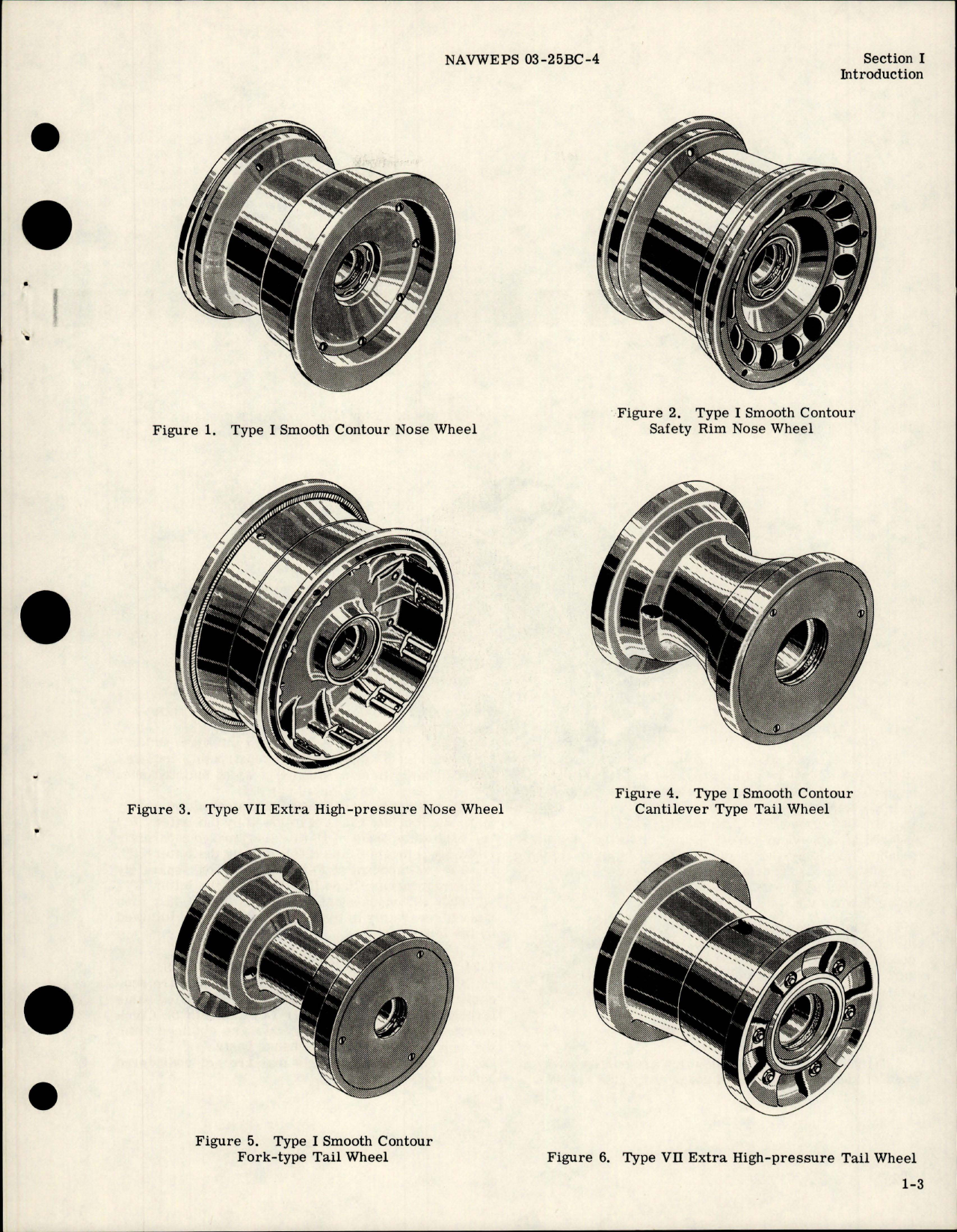 Sample page 7 from AirCorps Library document: Illustrated Parts Breakdown for Nose, Tail and Auxiliary Wheels 