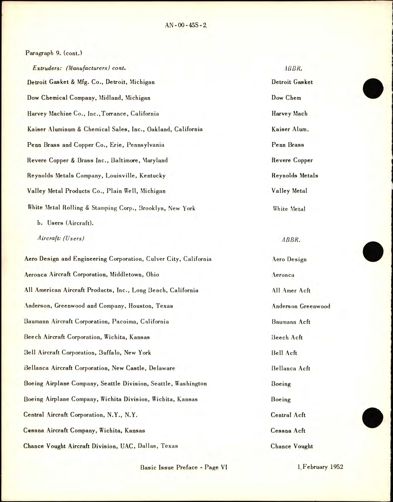 Sample page 8 from AirCorps Library document: Aircraft Extruded Shapes Catalog