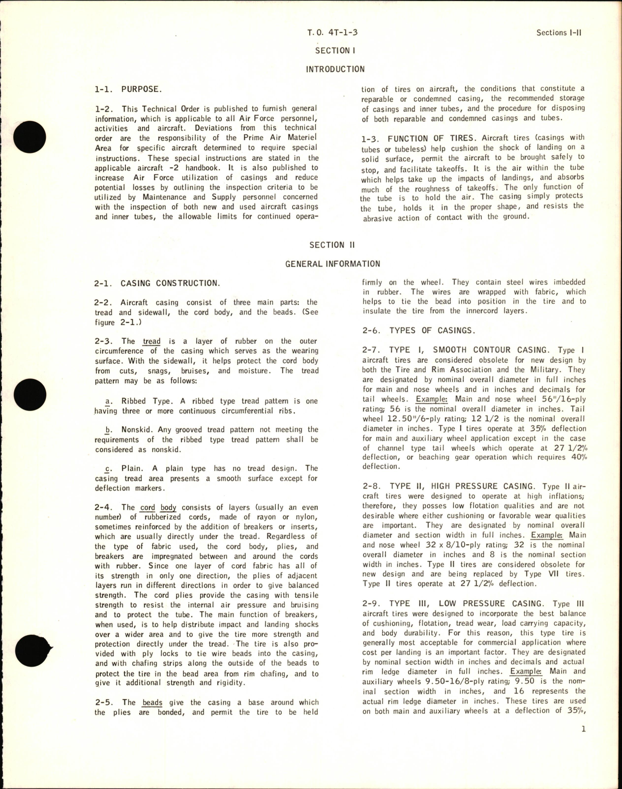 Sample page 5 from AirCorps Library document: Handbook for Inspection, Maintenance, and Disposition of Aircraft Tire Casings and Inner Tubes