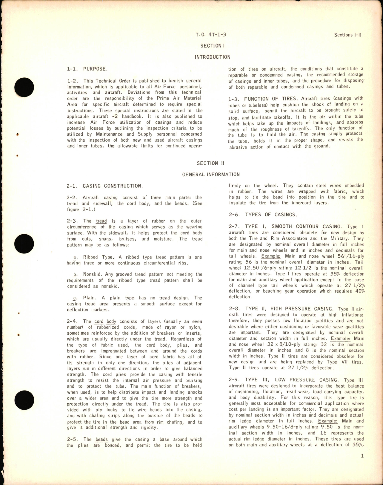 Sample page 5 from AirCorps Library document:  HB for Inspection, Maintenance, and Disposition of Aircraft Tire Casings and Inner Tubes