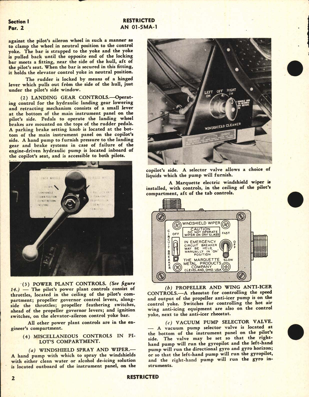 Sample page 6 from AirCorps Library document: Pilot's Flight Operating Instructions for PBY-5A Airplanes