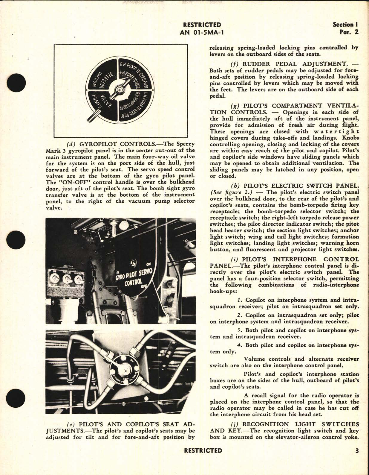 Sample page 7 from AirCorps Library document: Pilot's Flight Operating Instructions for PBY-5A Airplanes