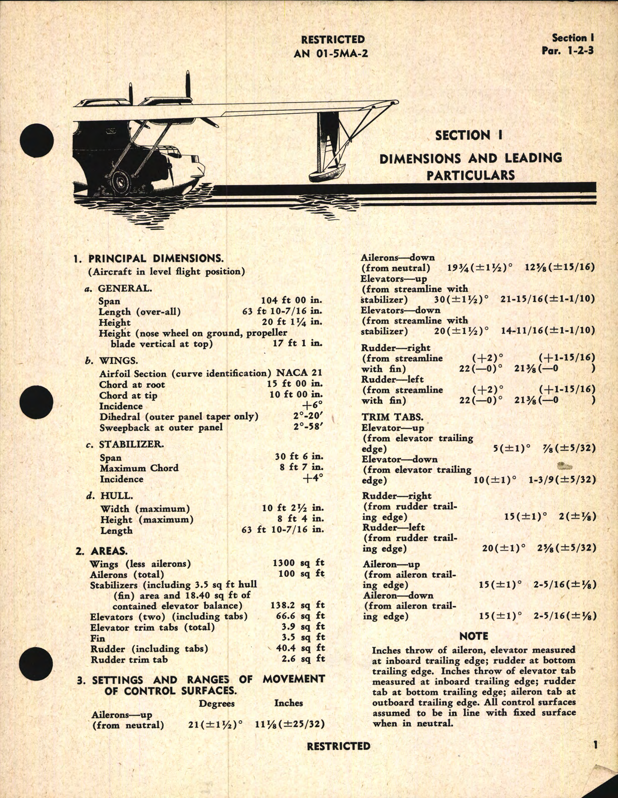 Sample page 7 from AirCorps Library document: Erection & Maintenance Instructions for PBY-5A Airplanes