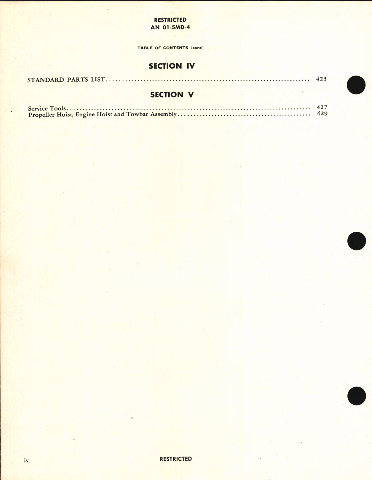 Sample page 6 from AirCorps Library document: Parts Catalog for Model OA-10A Airplanes