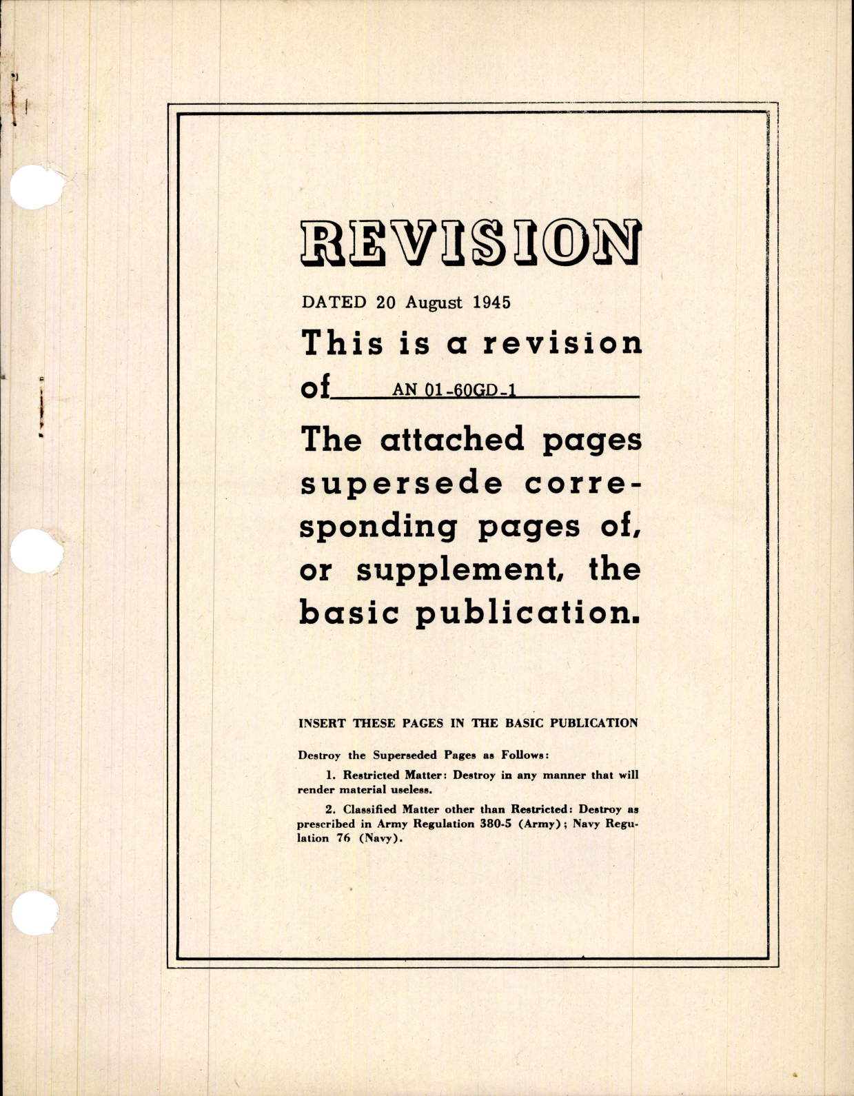 Sample page 1 from AirCorps Library document: Pilot's Flight Operating Instructions for B-25H and PBJ-1H