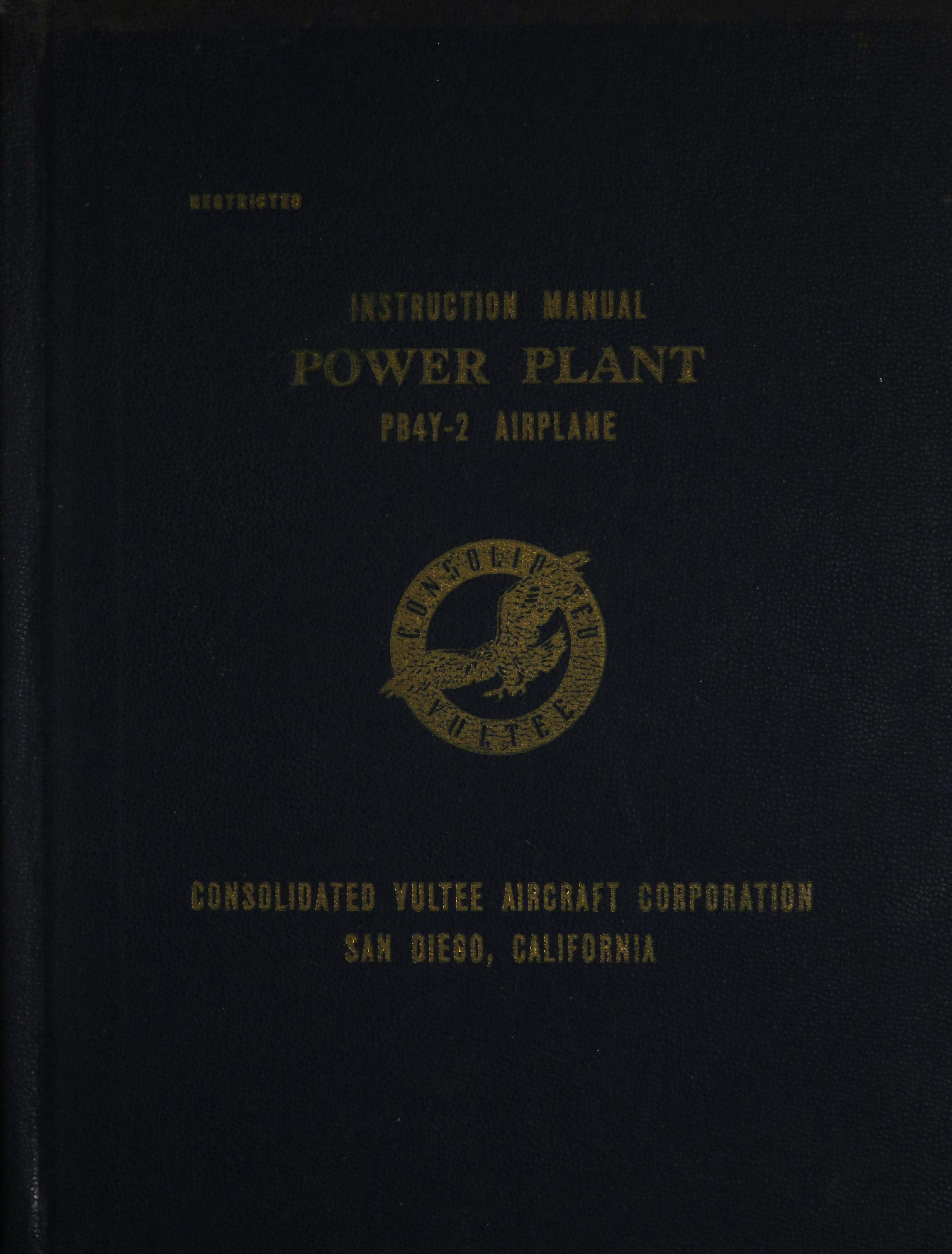 Sample page 1 from AirCorps Library document: Service and Instruction Manual - Powerplant for PB4Y-2 Airplane