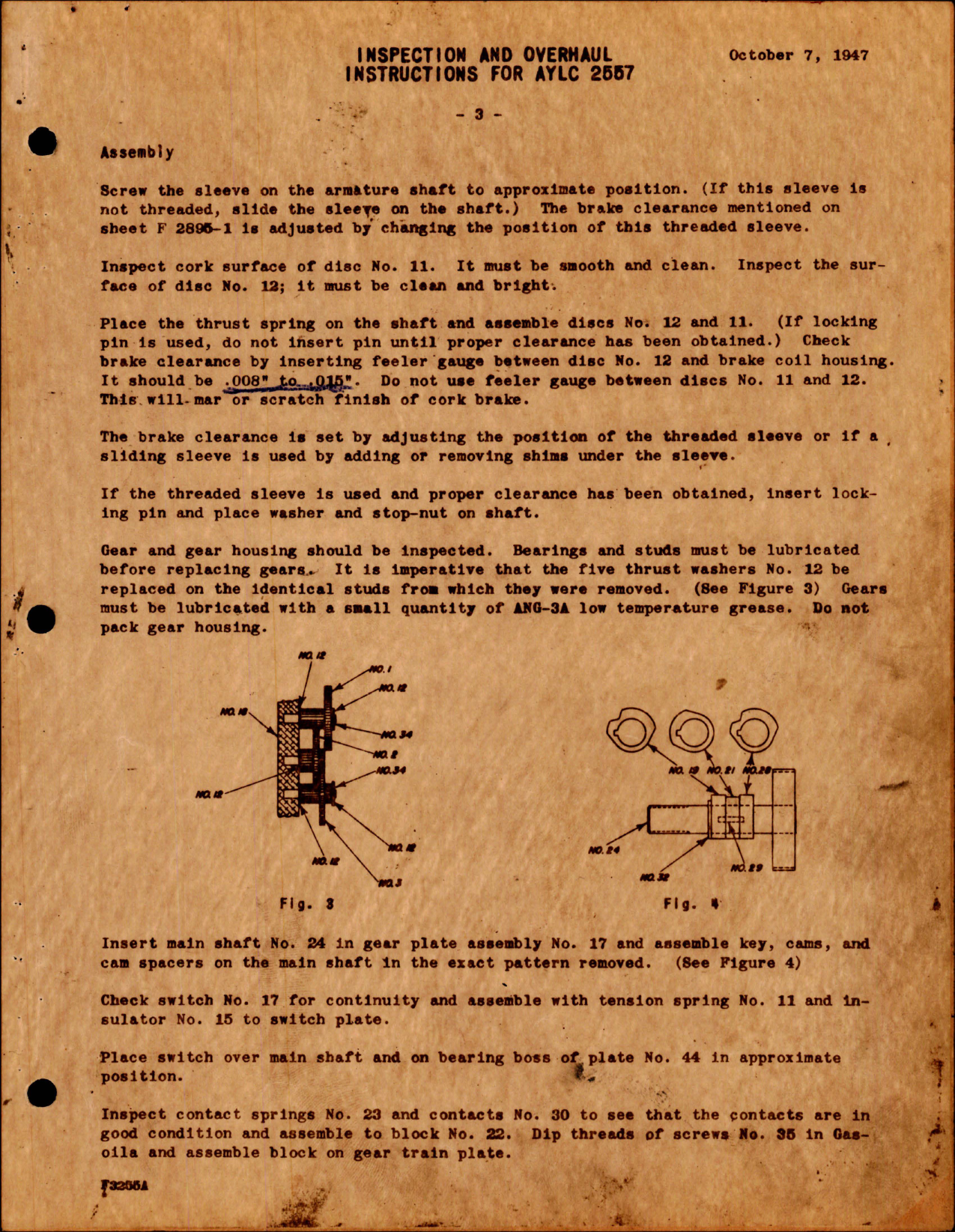 Sample page 5 from AirCorps Library document: Inspection and Overhaul Instructions for Floating Control Actuator - AYLC 2557 