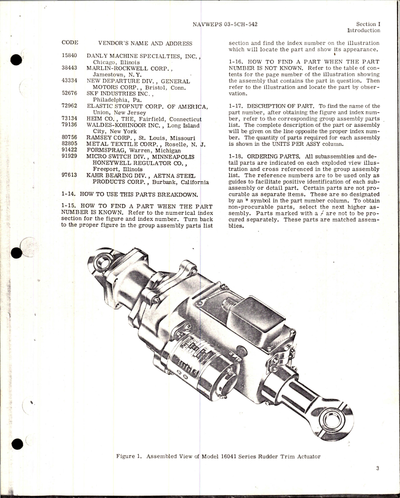 Sample page 7 from AirCorps Library document: Illustrated Parts Breakdown for Rudder Trim Actuator