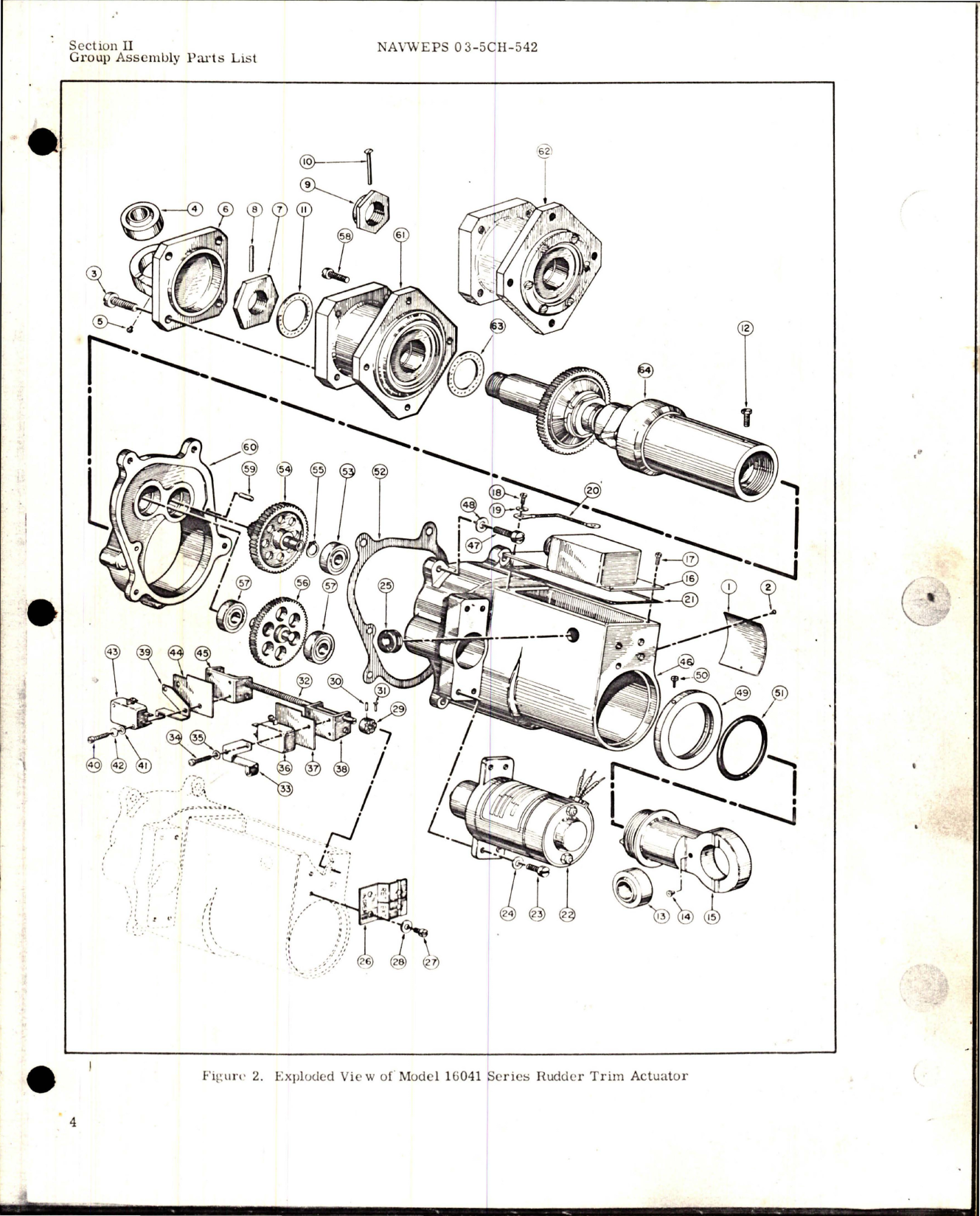 Sample page 9 from AirCorps Library document: Illustrated Parts Breakdown for Rudder Trim Actuator