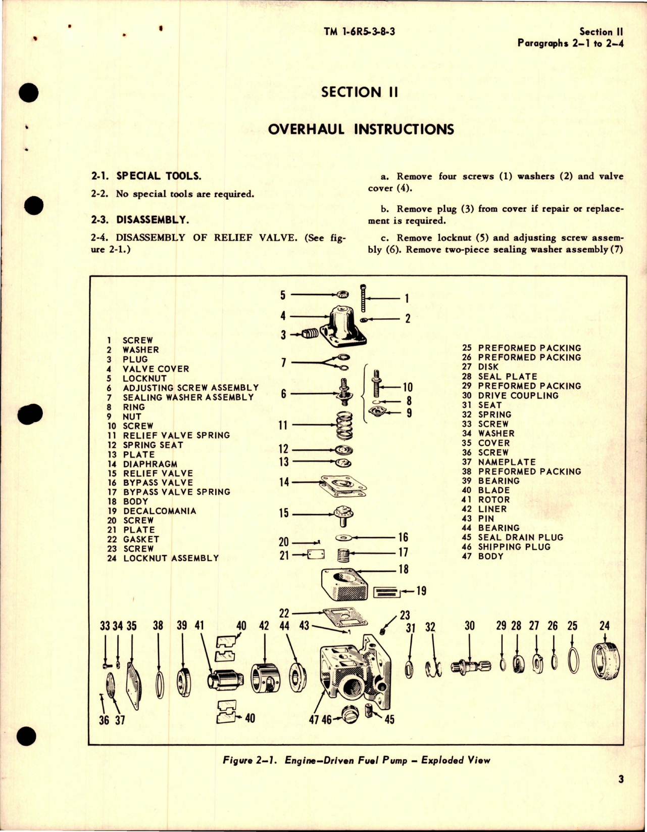 Sample page 7 from AirCorps Library document: Overhaul Instructions and Test Procedures for Engine Driven Fuel Pump - Model RG-9080 - Type G-18 
