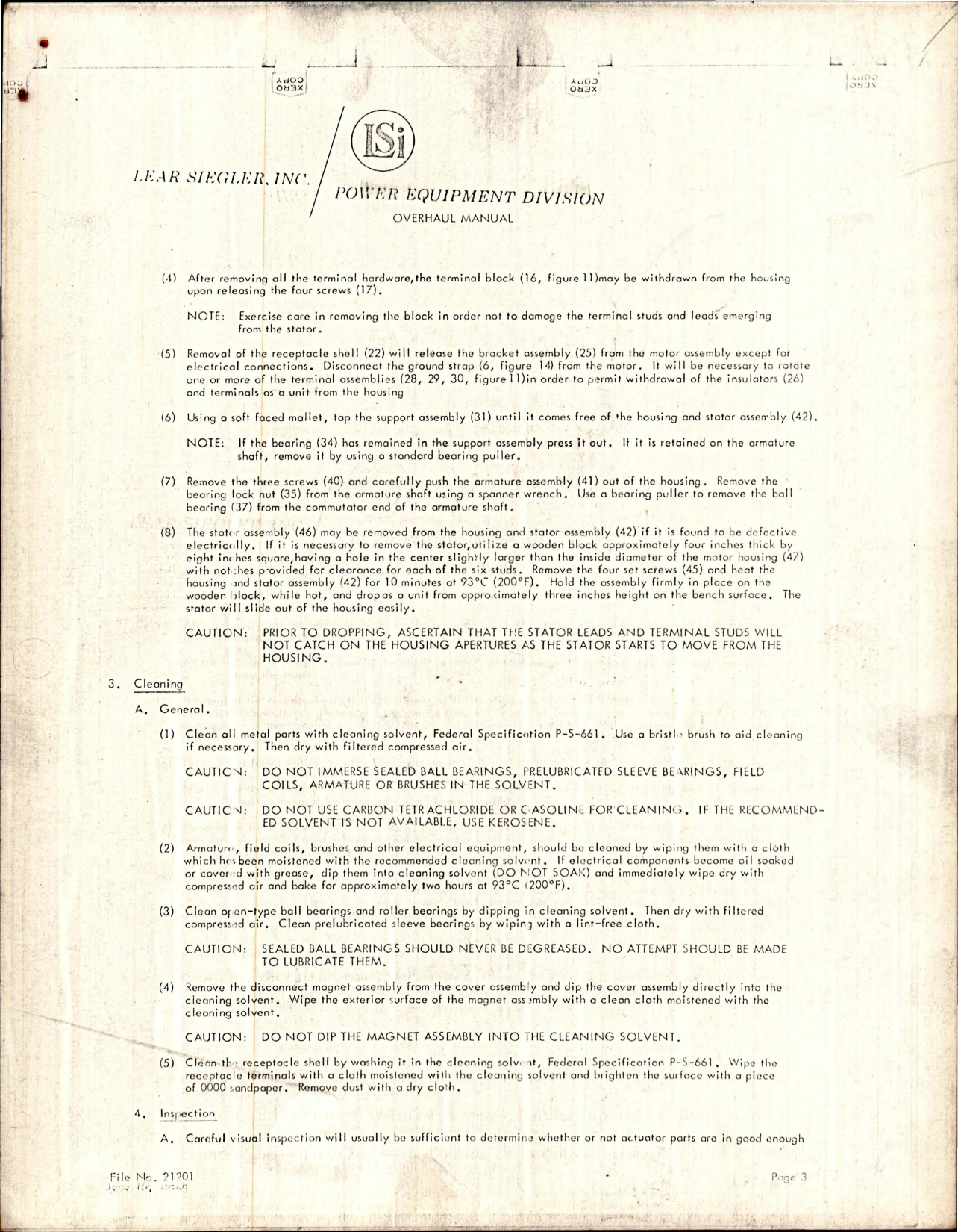 Sample page 7 from AirCorps Library document: Overhaul Instructions with Parts for Rotary Actuator - Model D7-8 & D7-9