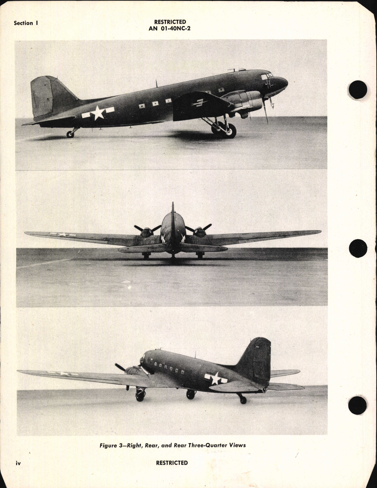 Sample page 6 from AirCorps Library document: Erection and Maintenance for C-47, C-47A, R4D-1, and R4D-5, 15-Oct-1944