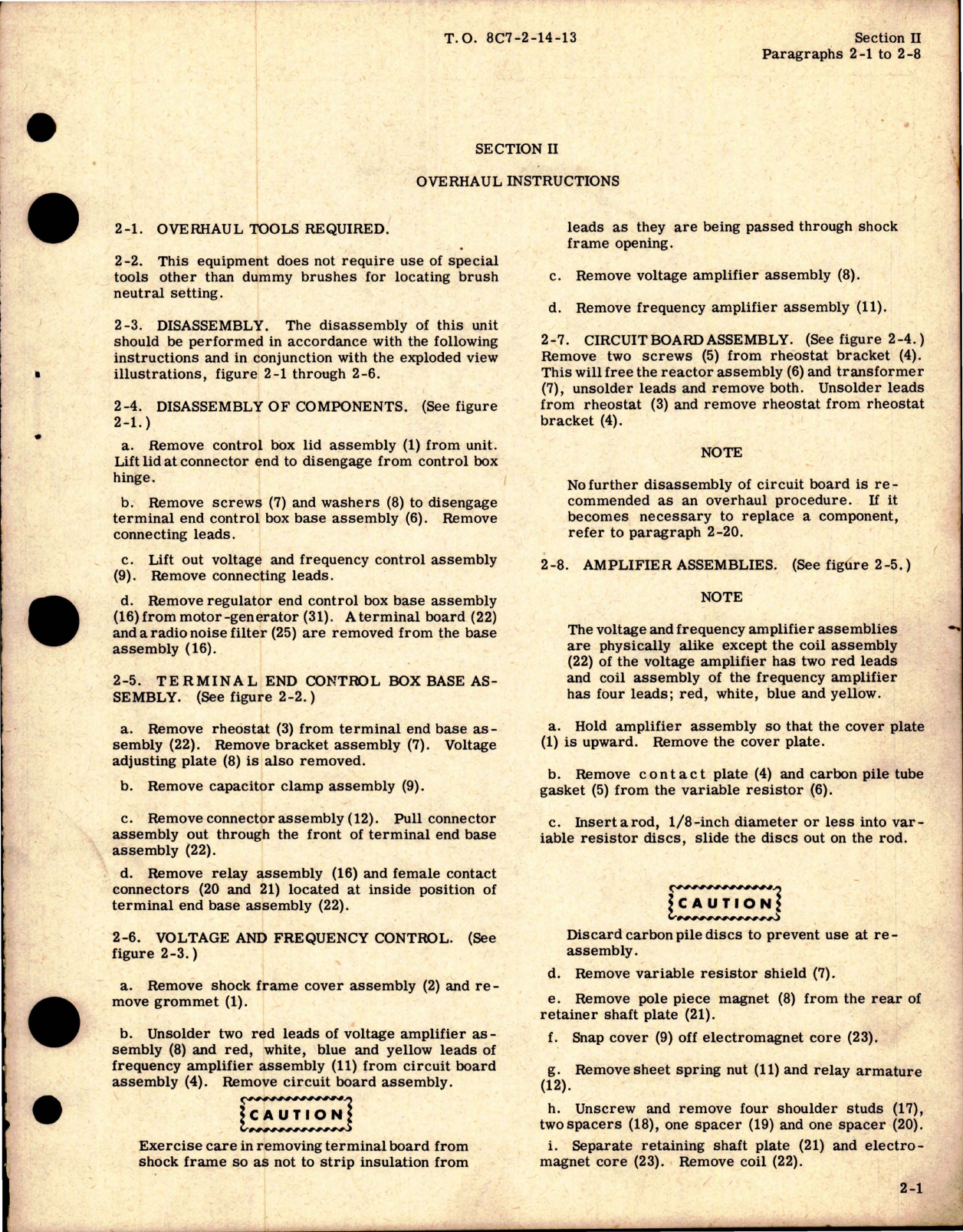 Sample page 9 from AirCorps Library document: Overhaul Manual for Inverter Assembly - Part SE-16-3