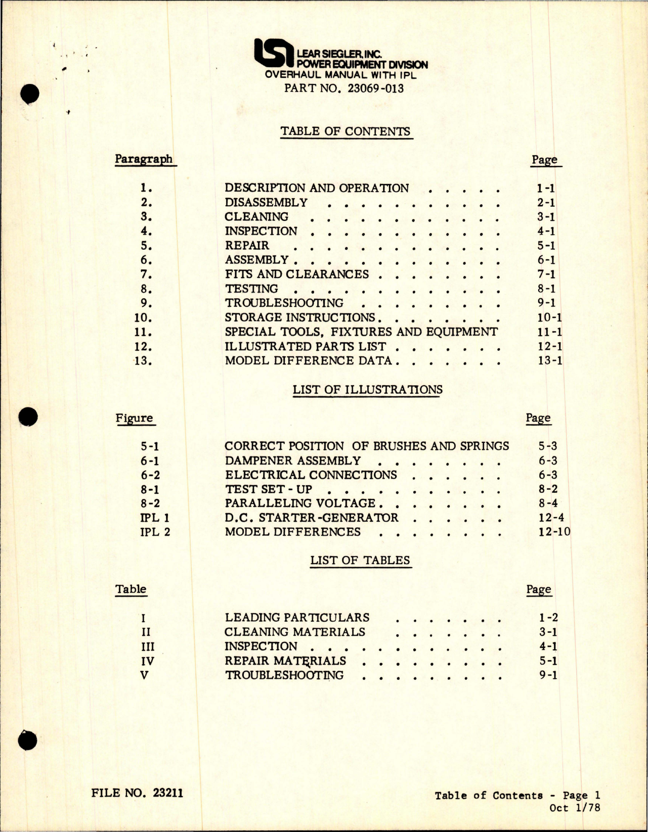 Sample page 7 from AirCorps Library document: Overhaul with Illustrated Parts List for DC Starter Generator 
