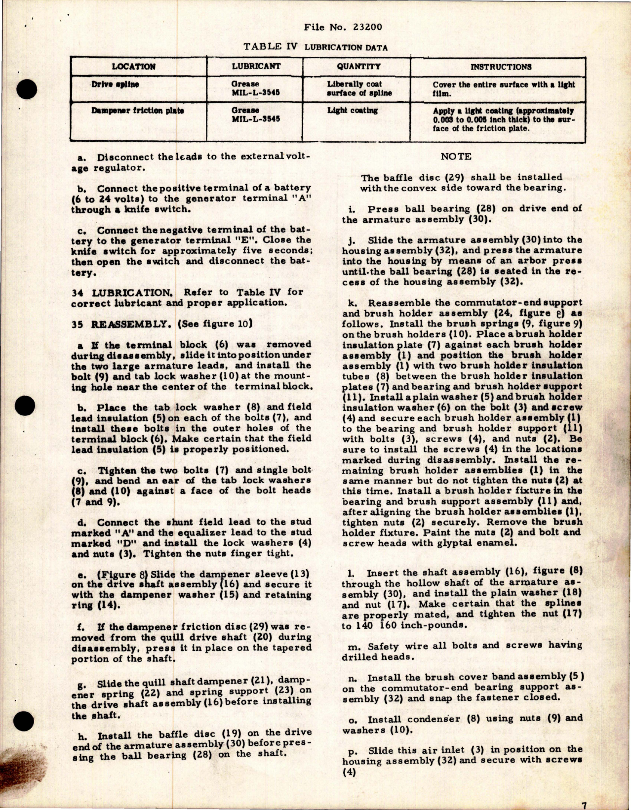 Sample page 9 from AirCorps Library document: Overhaul Instructions with Parts Breakdown for Starter Generators 