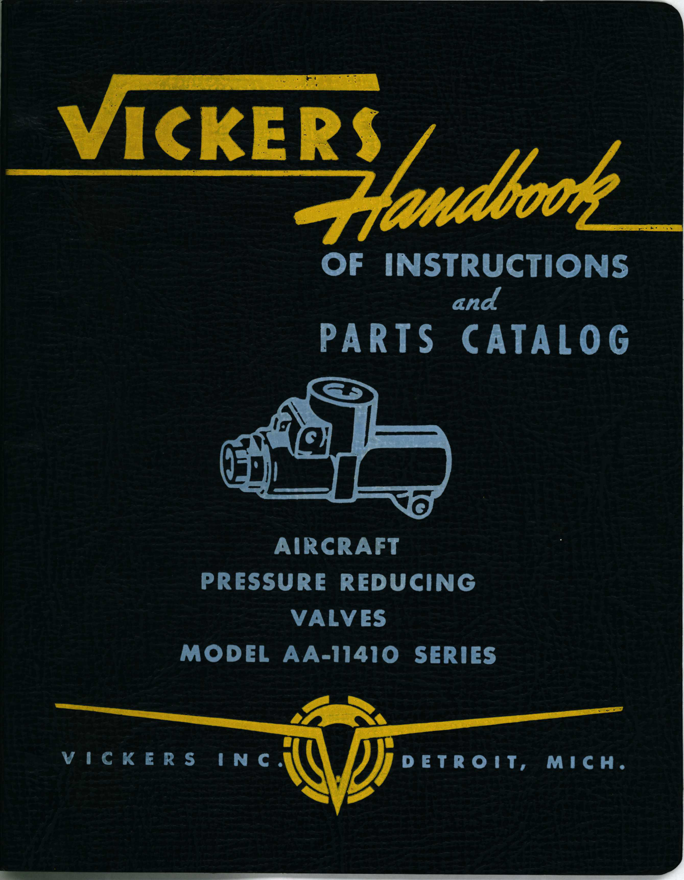 Sample page 1 from AirCorps Library document: Handbook of Instructions with Parts Catalog for Pressure Reducing Valves AA-11400