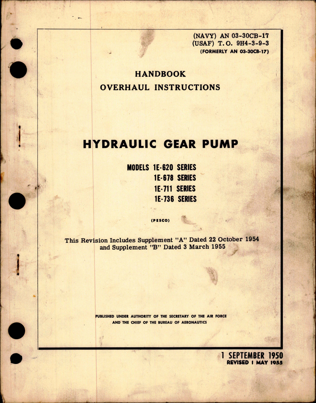 Sample page 1 from AirCorps Library document: Hydraulic Gear Pump