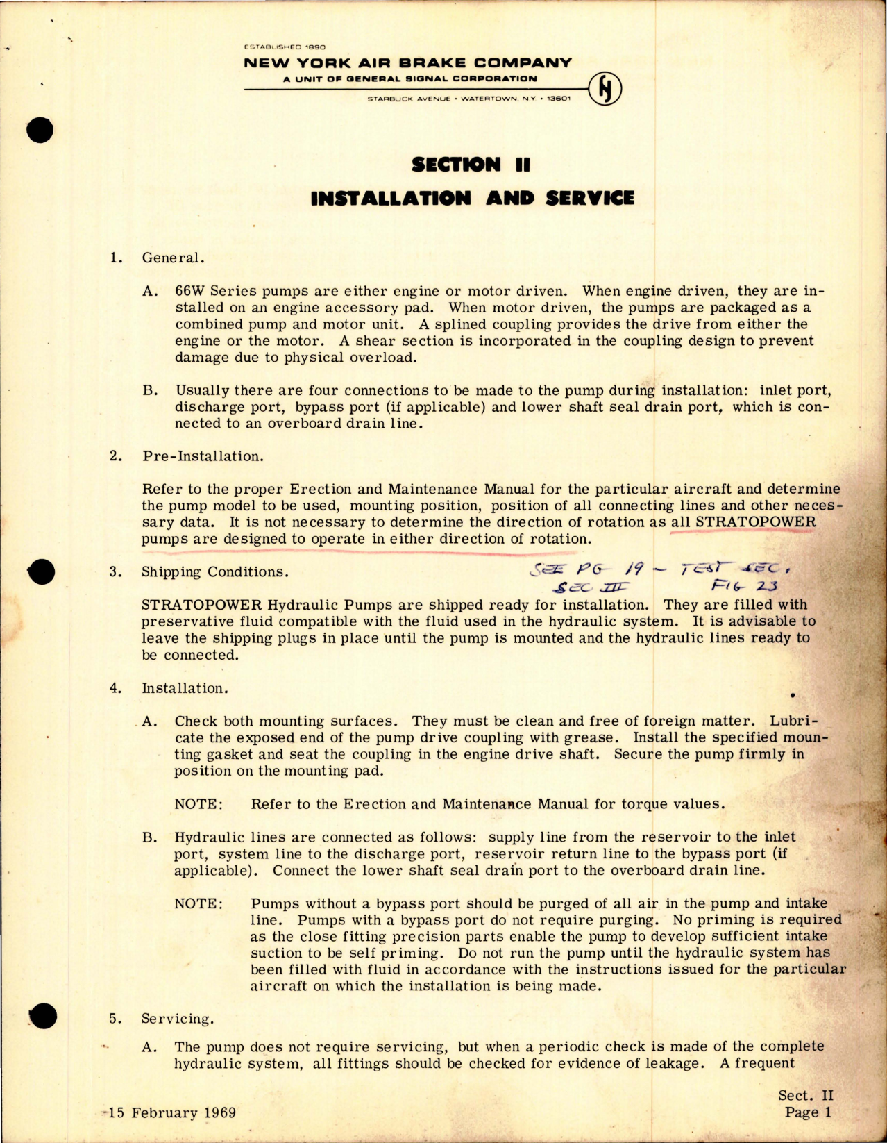 Sample page 7 from AirCorps Library document: Overhaul Instructions with Parts Breakdown for Stratopower Hydraulic Pump - 66 W Series 