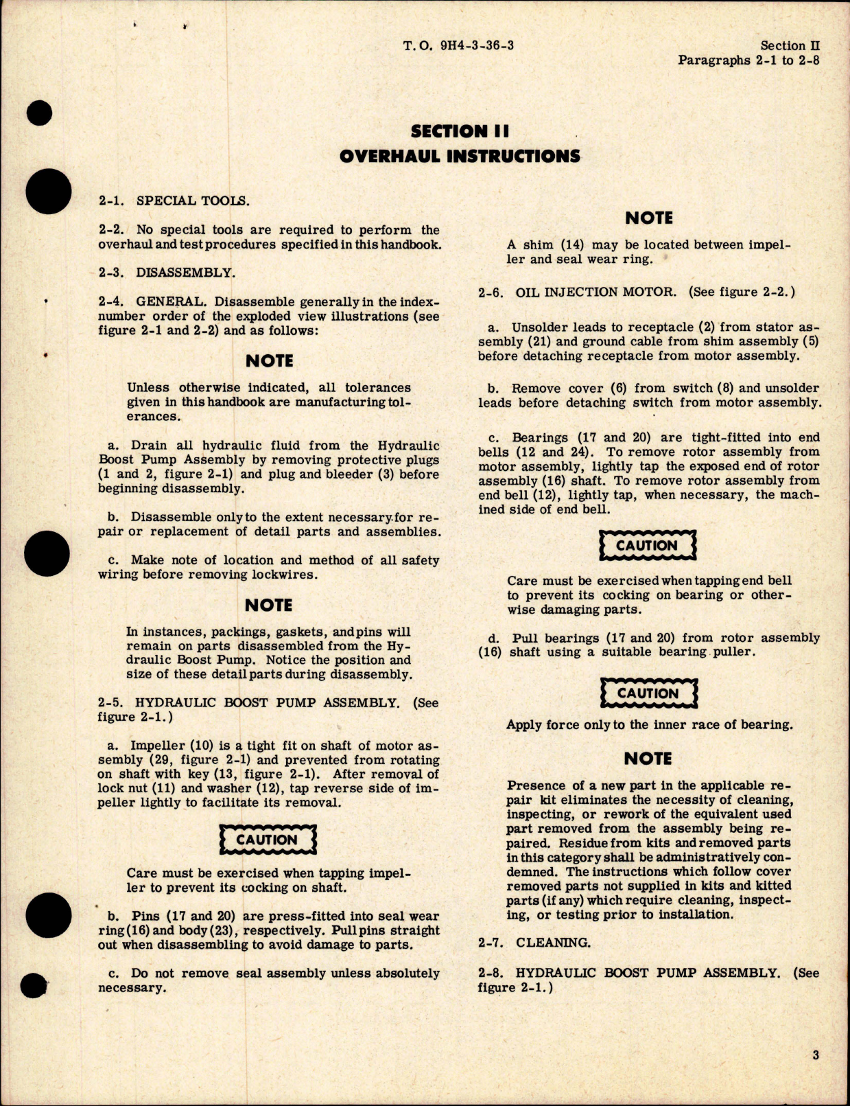 Sample page 5 from AirCorps Library document: Overhaul Instructions for Hydraulic Boost Pump Assembly - Models 1437-2 and 1437-5