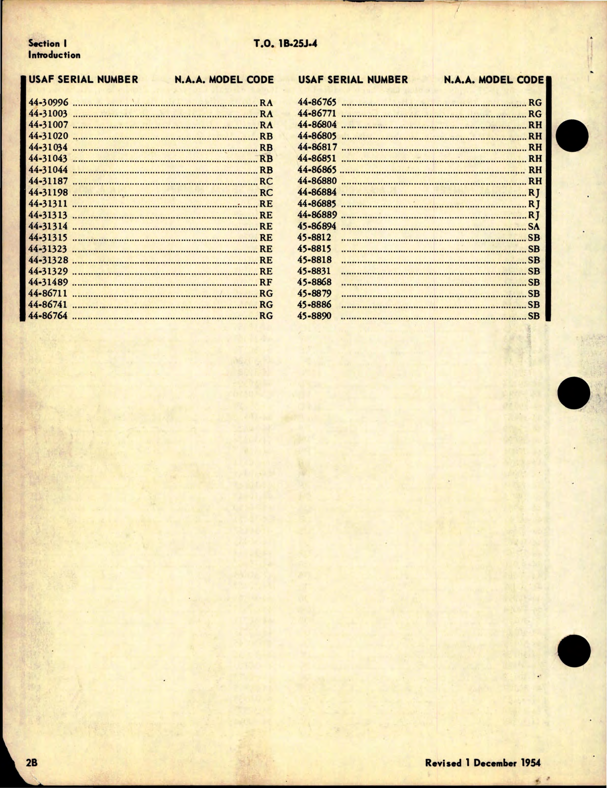 Sample page 8 from AirCorps Library document: Illustrated Parts Breakdown for B-25H Series, B25J Series and PBJ-1H Series