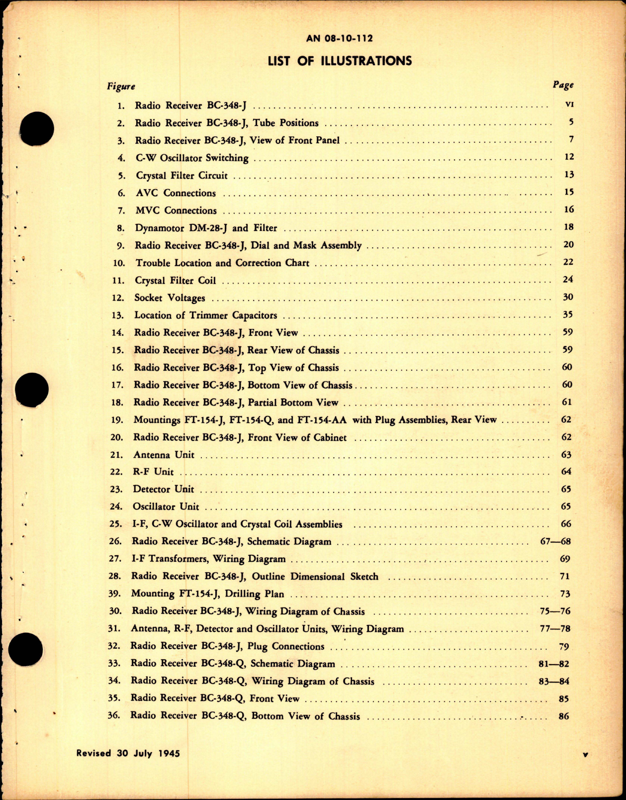 Sample page 7 from AirCorps Library document: Maintenance Instructions for Radio Receivers - BC-348-J, BC-348-N and BC-348-Q