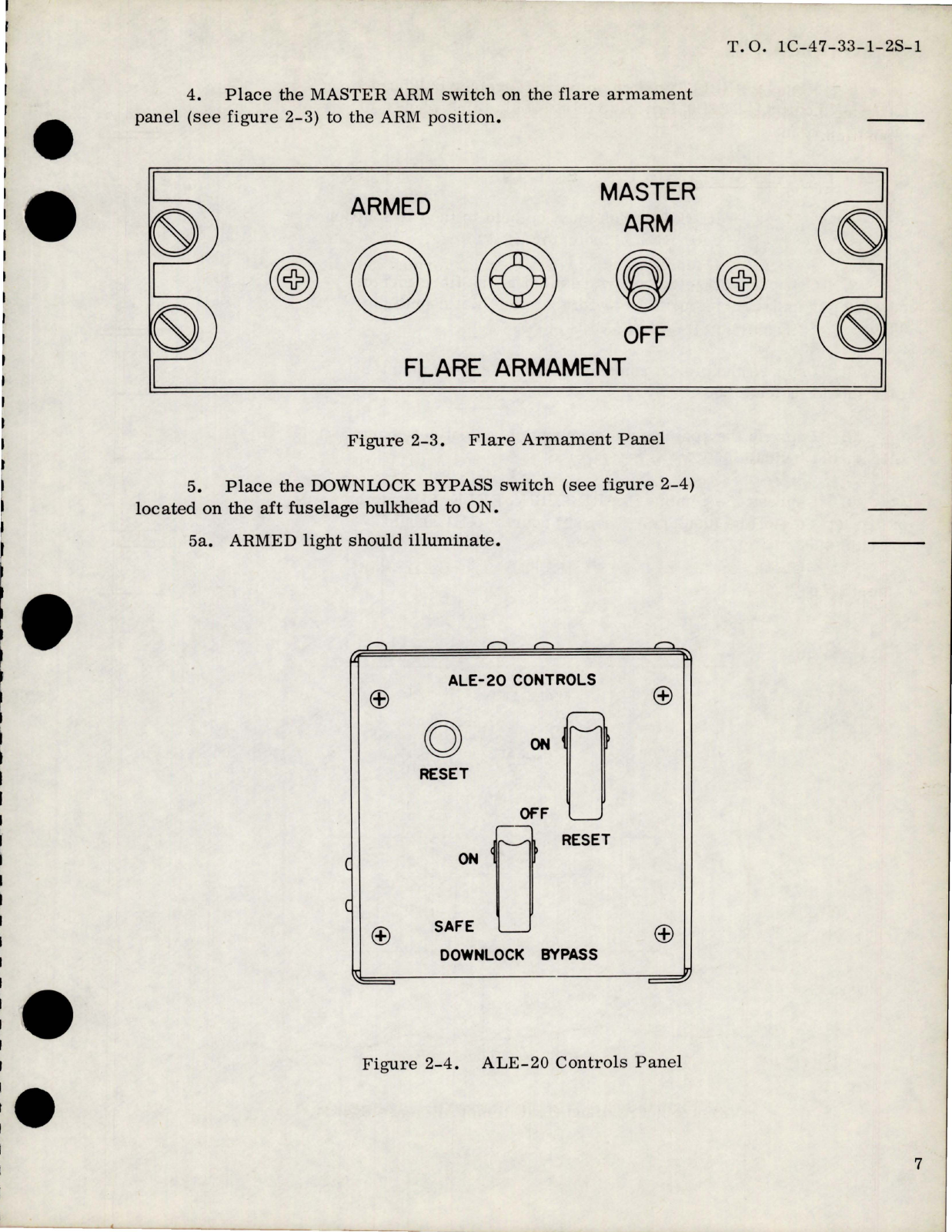 Sample page 7 from AirCorps Library document: Supplement to Conventional Munitions Loading Procedures for C-47