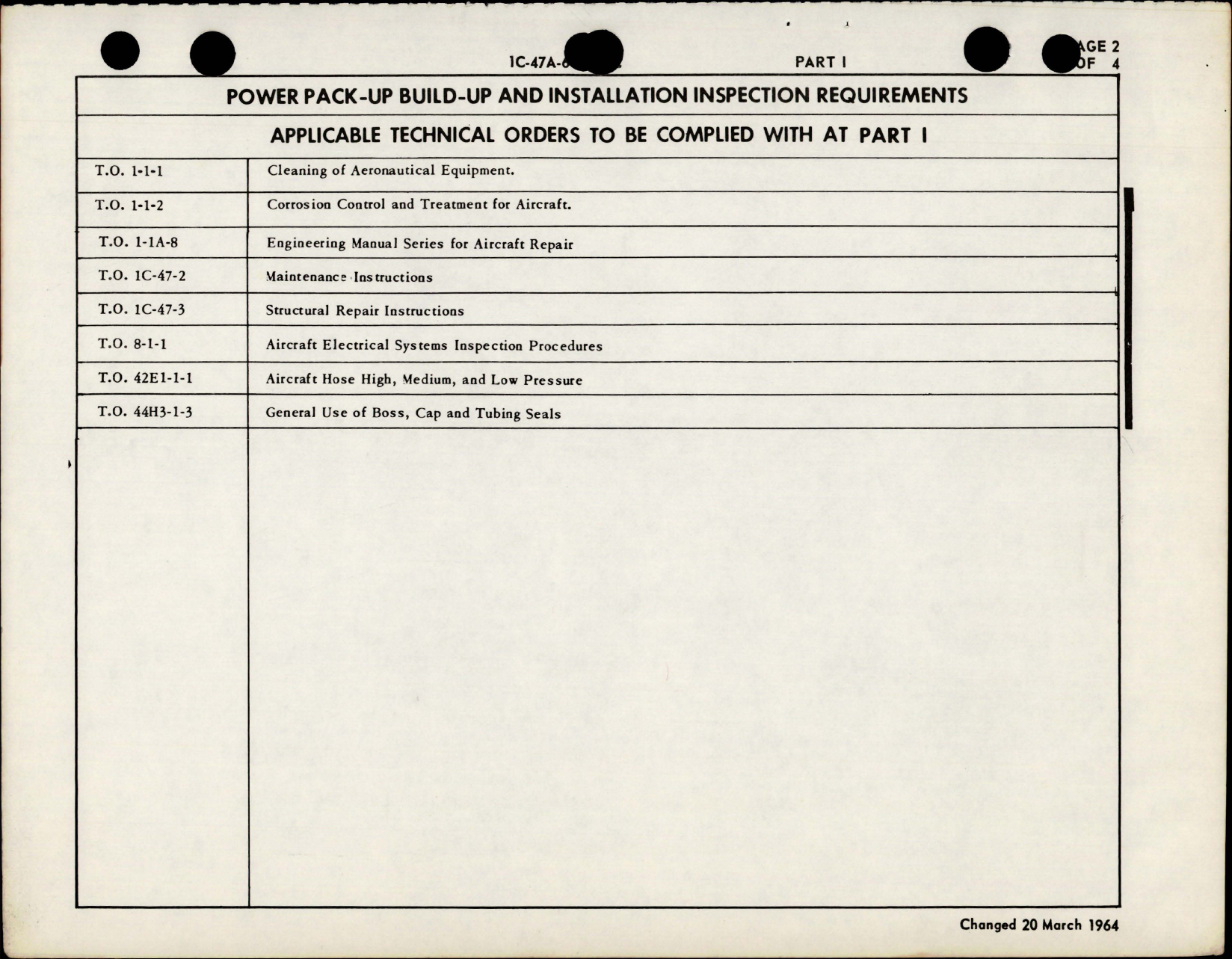 Sample page 7 from AirCorps Library document: Power Pack-Up Build-Up and Installation Inspection Worksheet for C-47 and C-117 Series