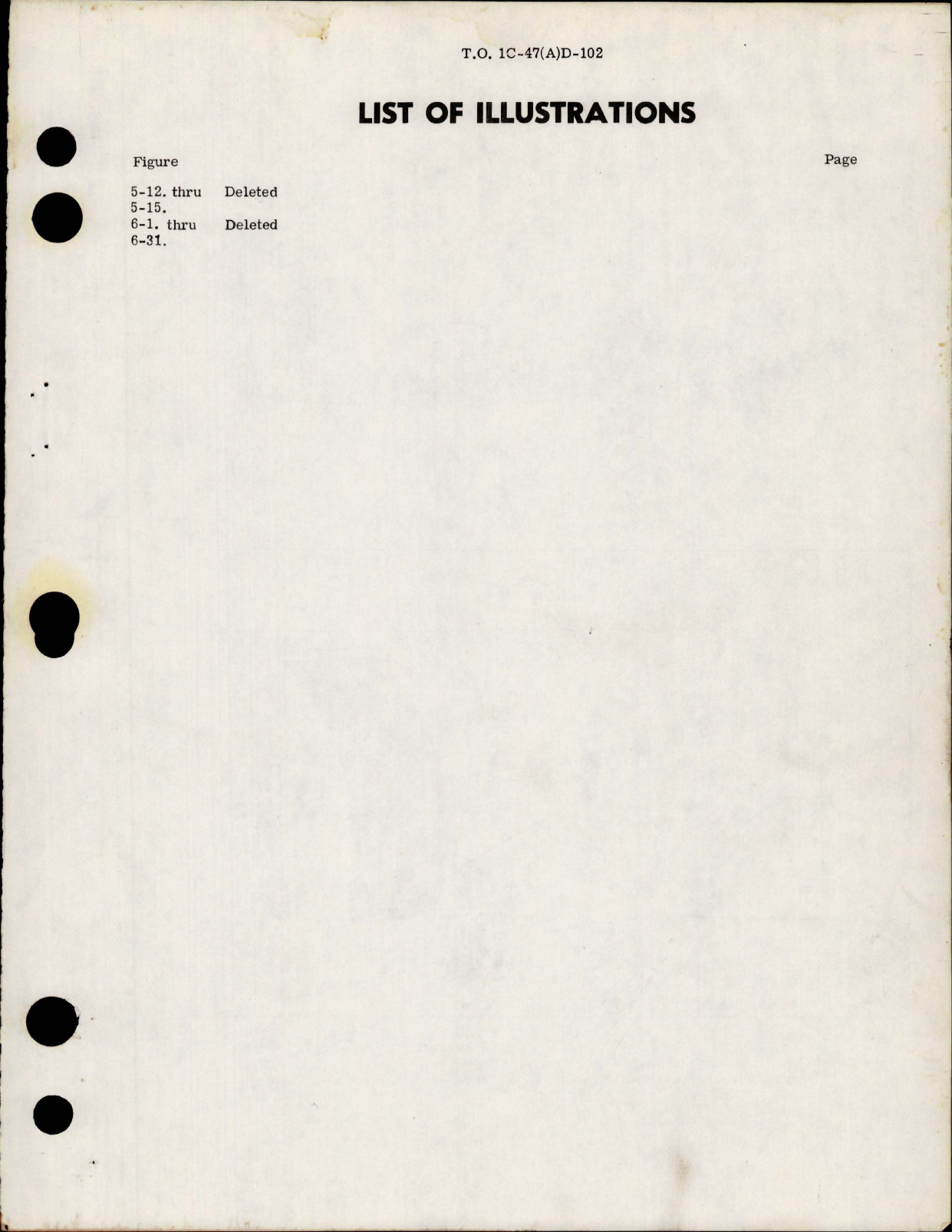 Sample page 5 from AirCorps Library document: Organizational Maintenance w Parts Breakdown for AC-47D