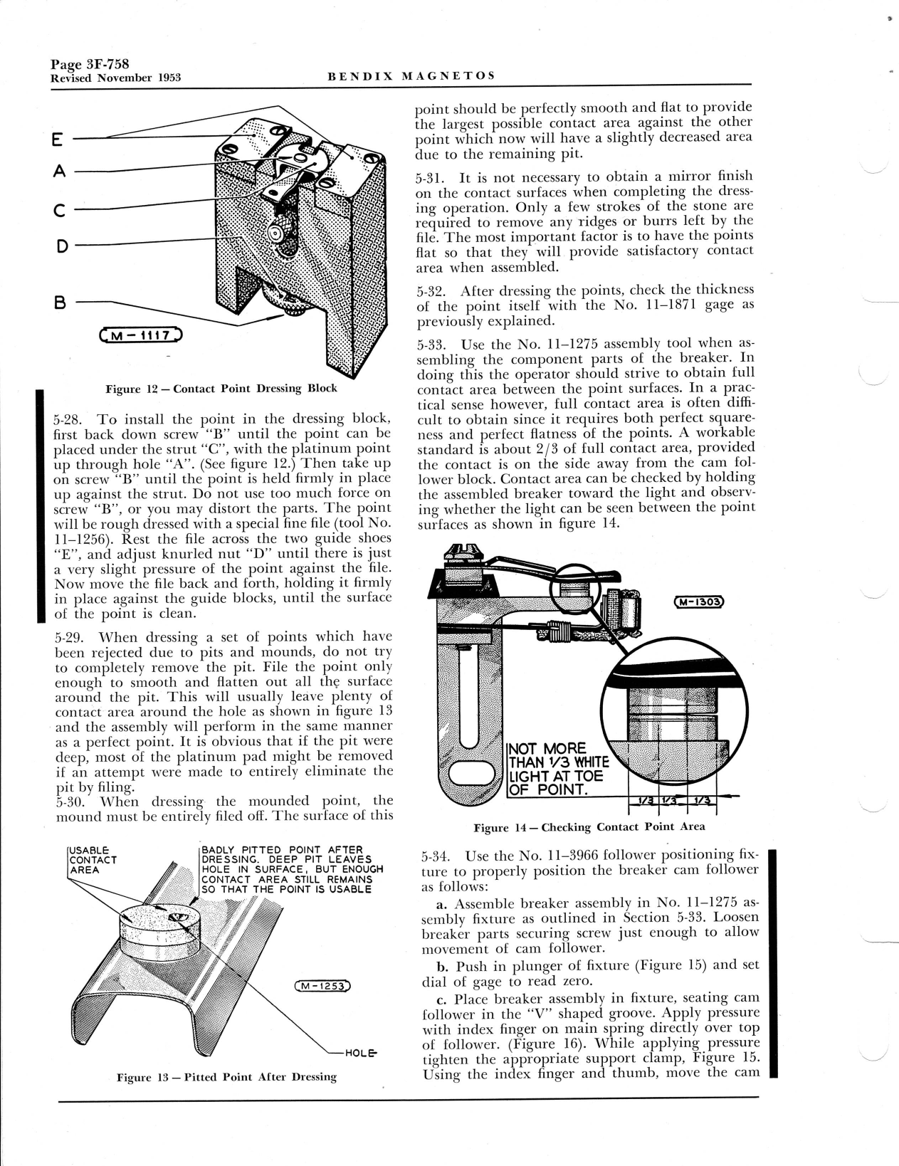 Sample page 10 from AirCorps Library document: Service Instructions for Bendix - Scintilla Magnetos - Type SF14LN-3 