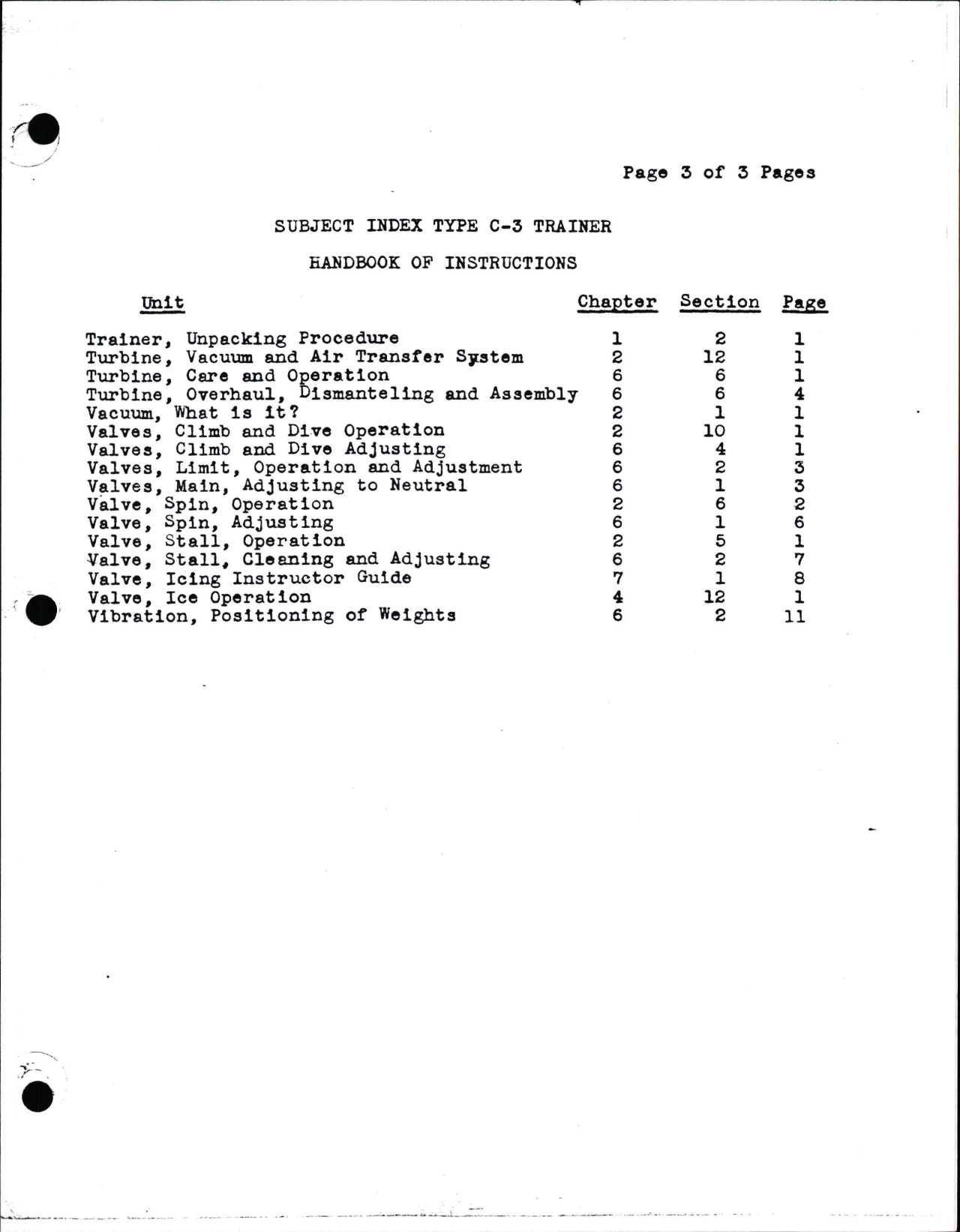 Sample page 5 from AirCorps Library document: Instrument and Radio Handbook for the Link Trainer - Type C-3