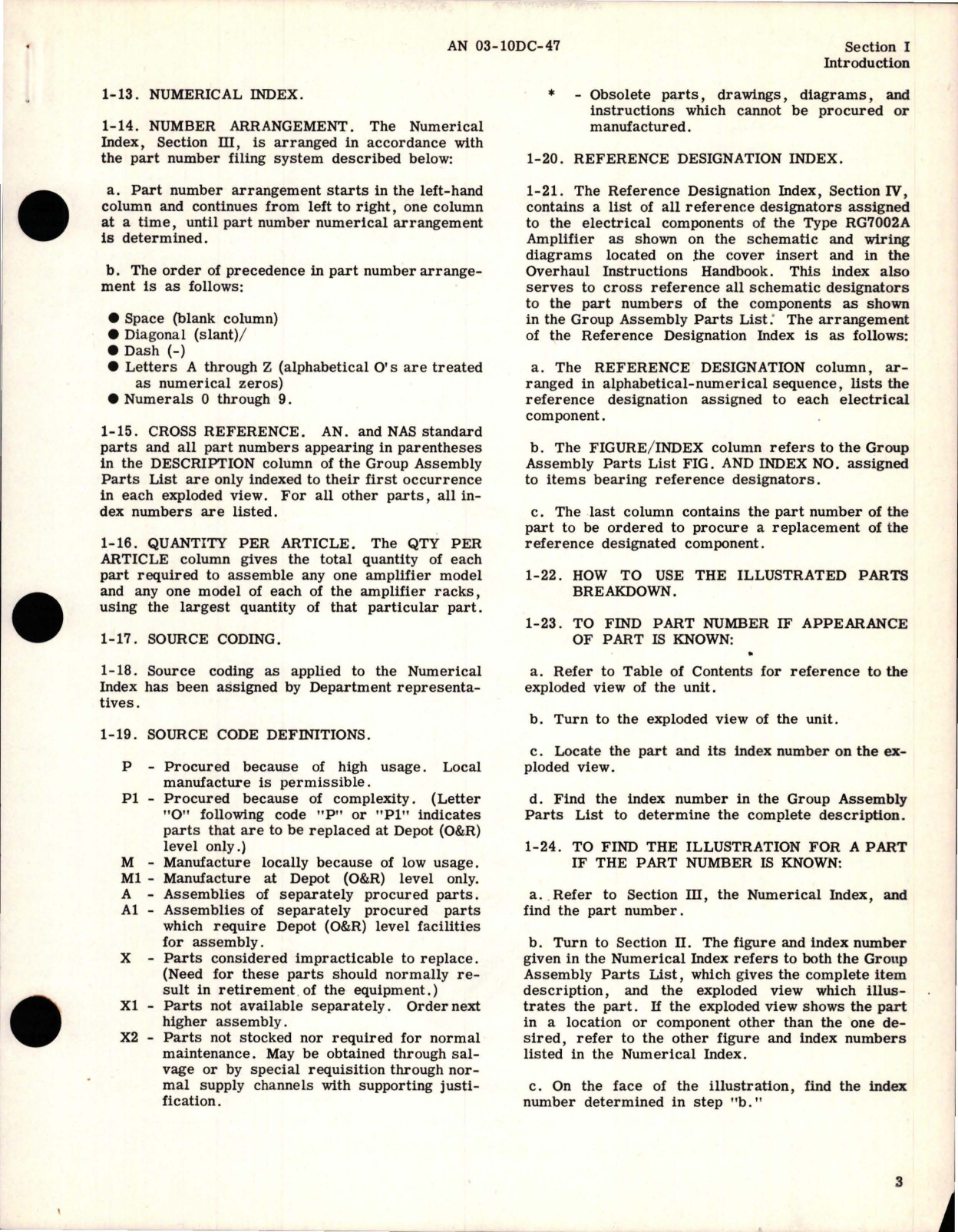 Sample page 7 from AirCorps Library document: Illustrated Parts Breakdown for Amplifier and Amplifier Rack