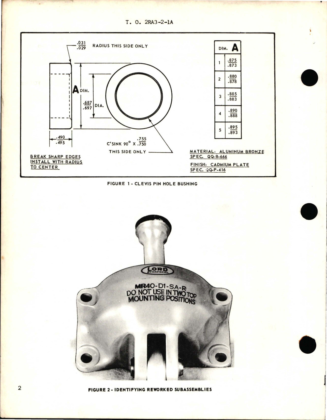 Sample page 2 from AirCorps Library document: Supplement to Operation, Service and Overhaul Instructions with Parts Catalog for Engine Mounting System