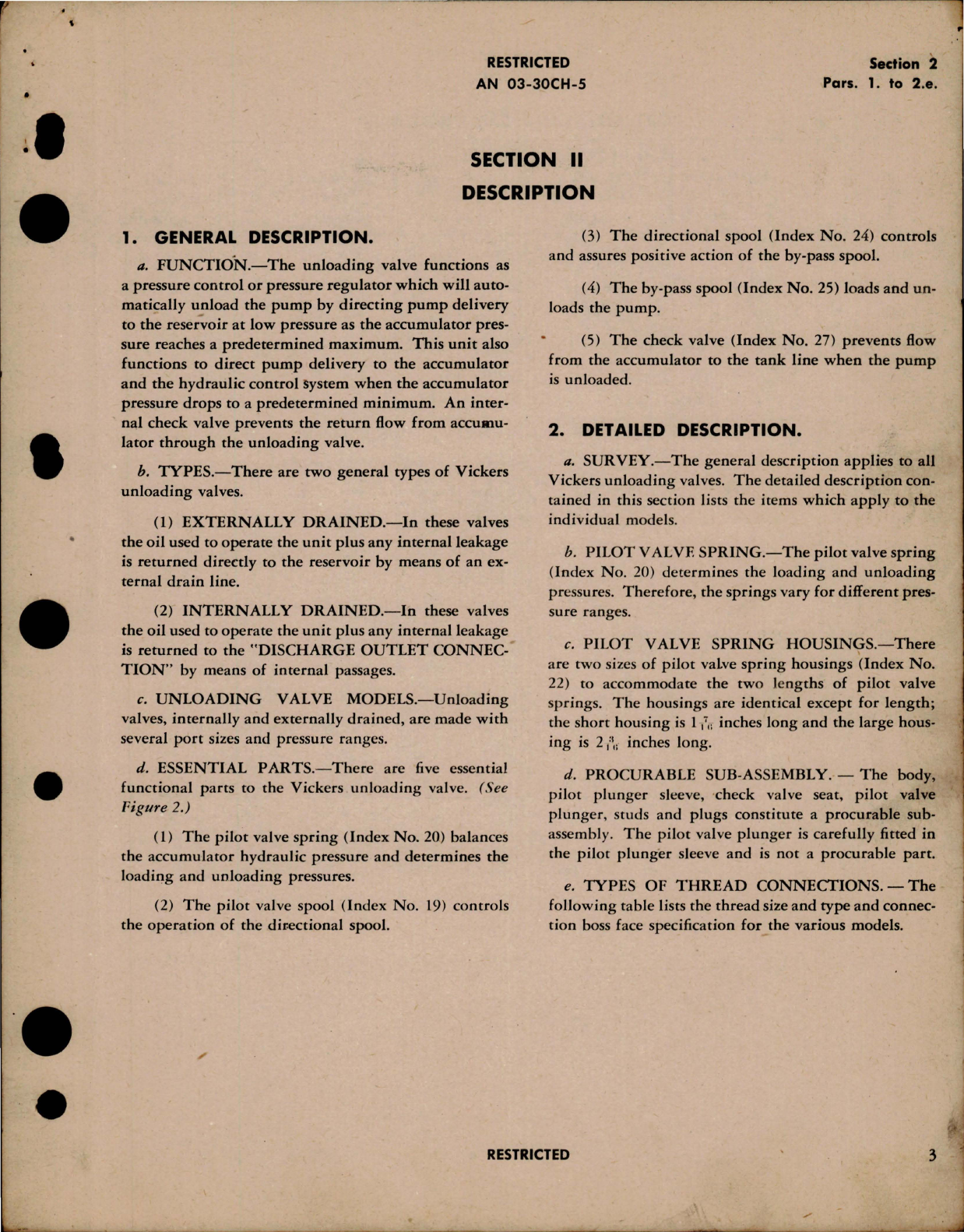 Sample page 5 from AirCorps Library document: Instructions with Parts Catalog for Aircraft Unloading Valves - Series AA-14500