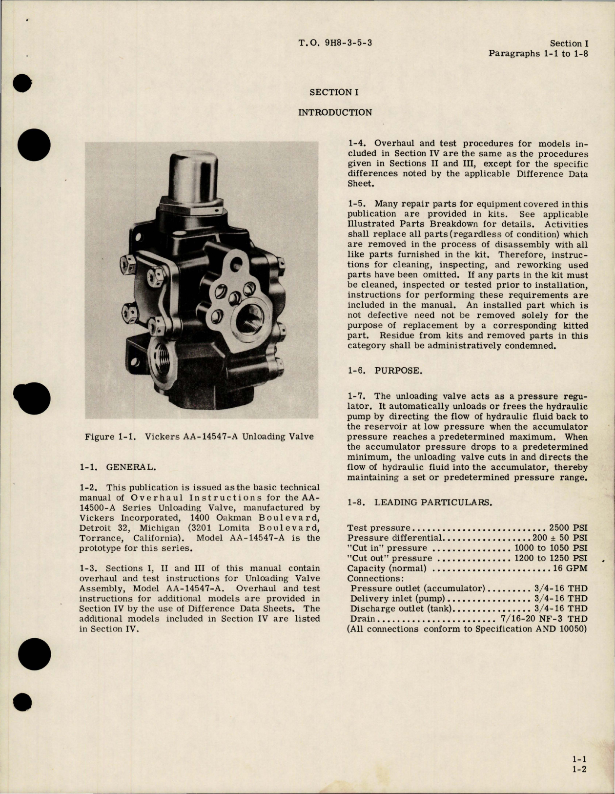 Sample page 5 from AirCorps Library document: Overhaul Instructions for Unloading Valve - AA-14500-A and AA-14500-B Series