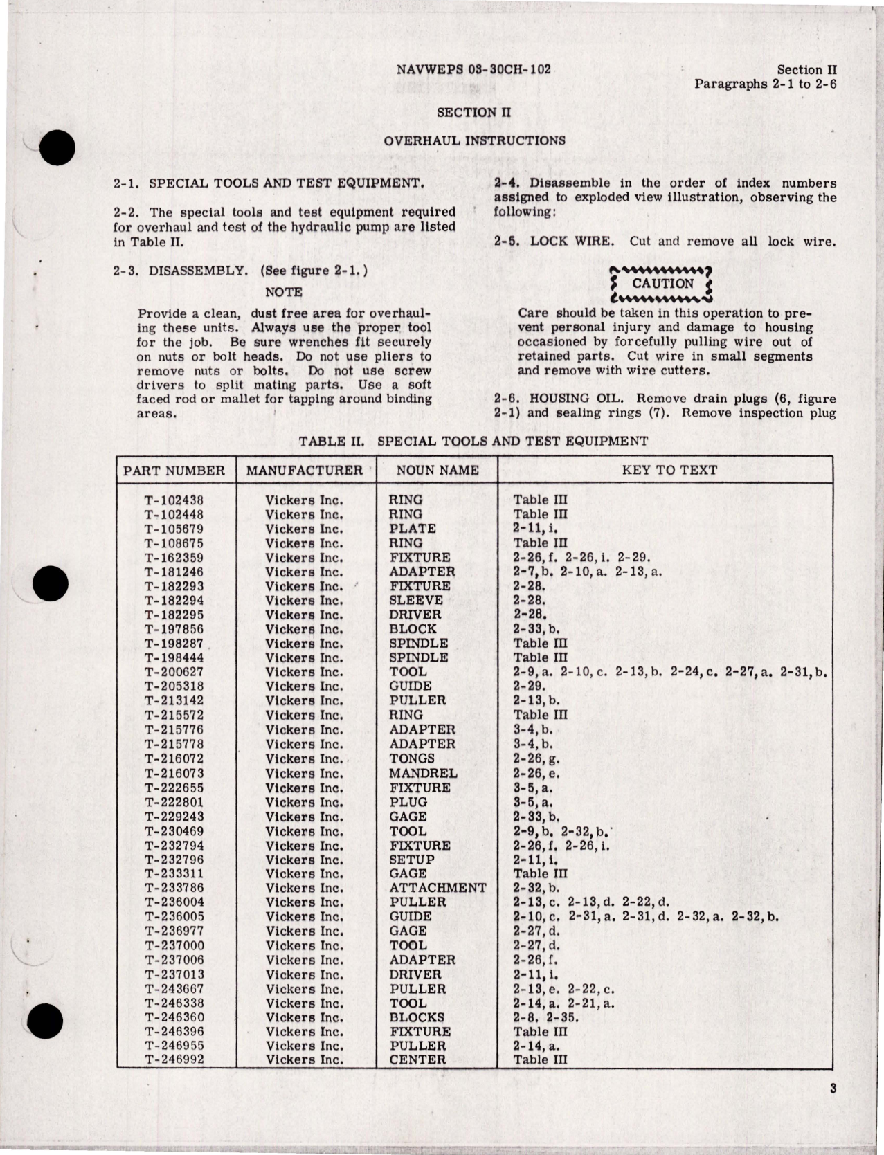 Sample page 5 from AirCorps Library document: Overhaul Instructions for Hydraulic Pump Assembly